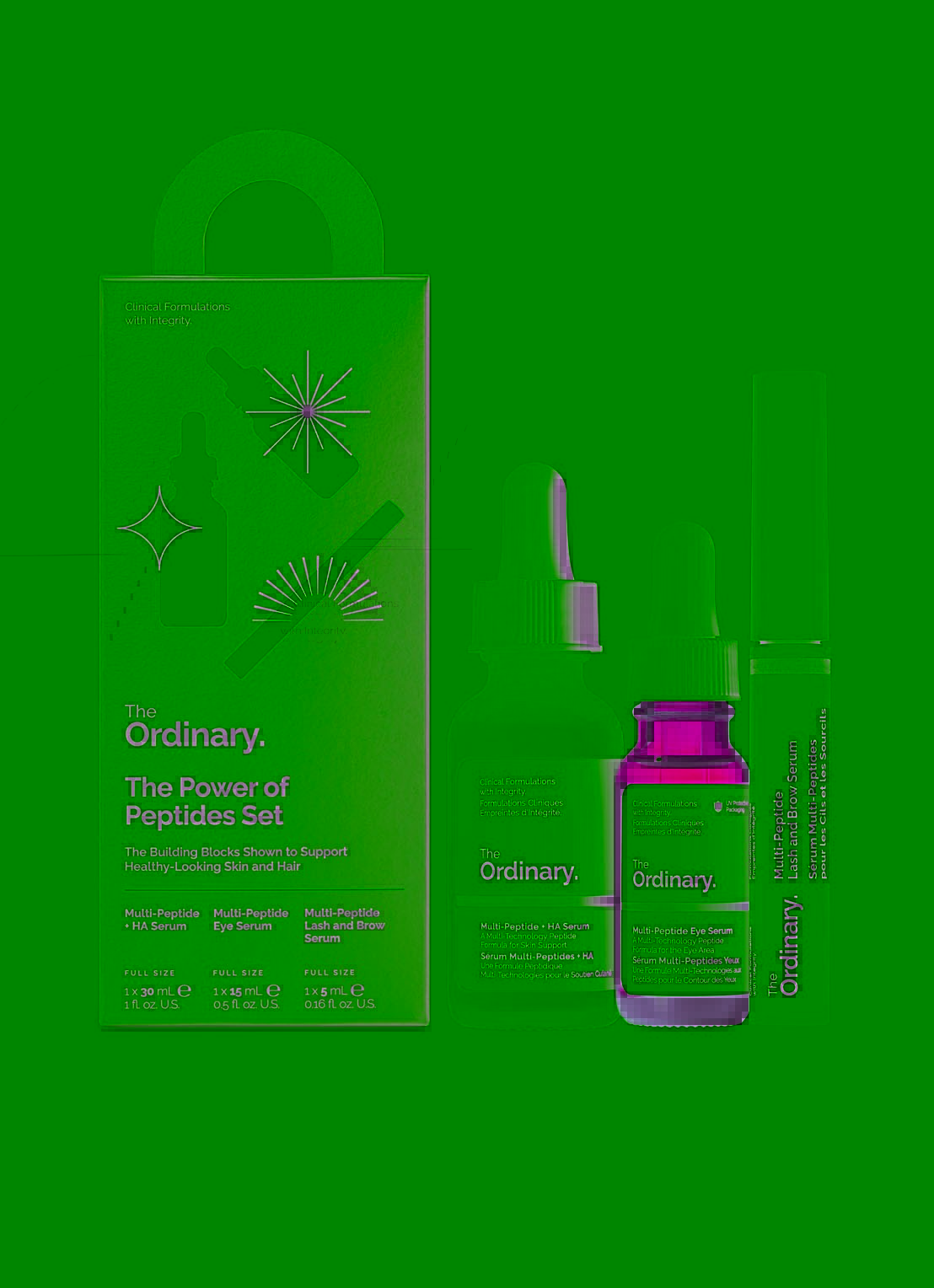 The Ordinary The Power of Peptides Set - Limited Edition verzorgingsset - voorkant 3 undefined