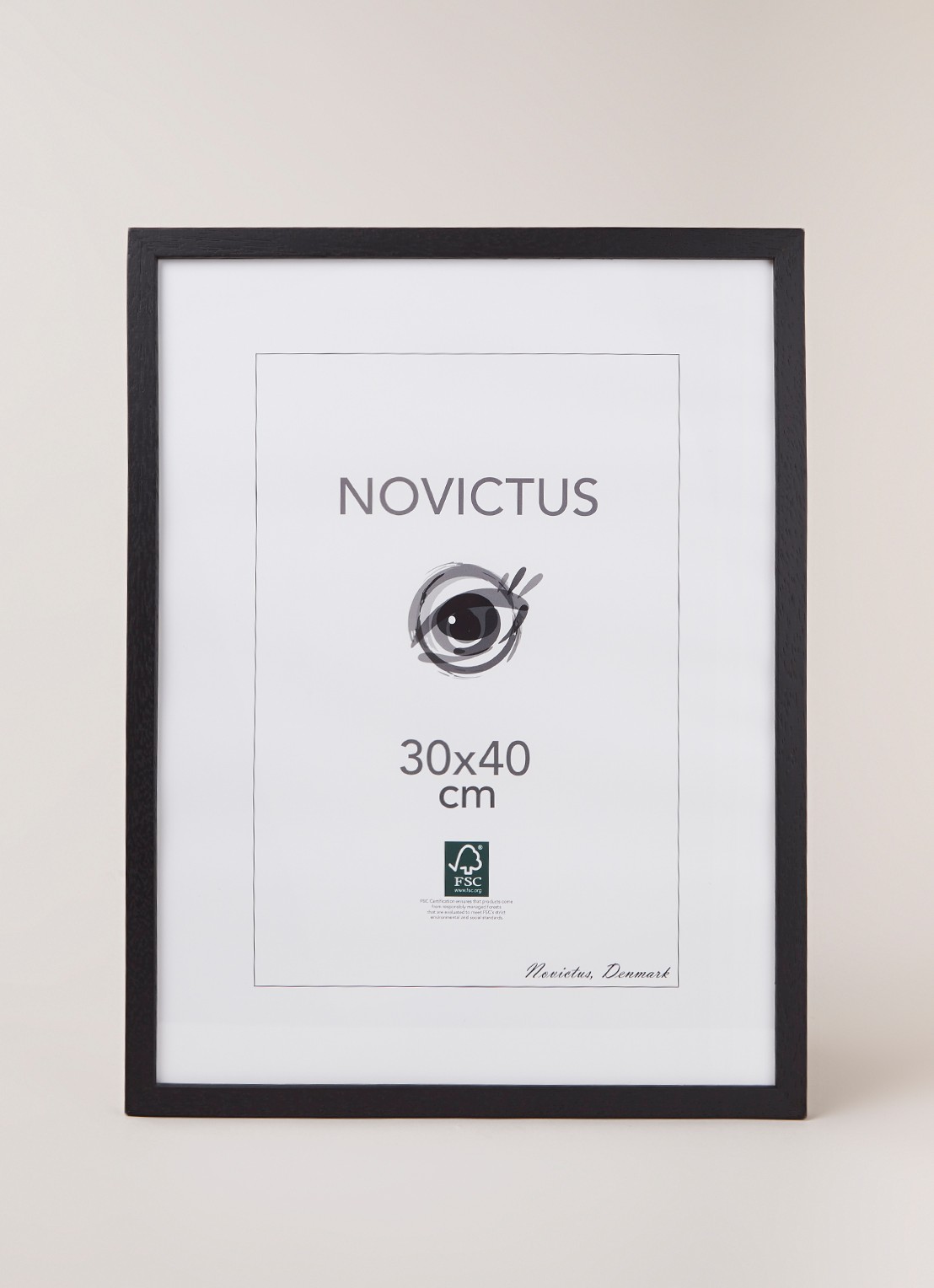 THE POSTER CLUB Black Oak fotolijst  - voorkant 2 zwart