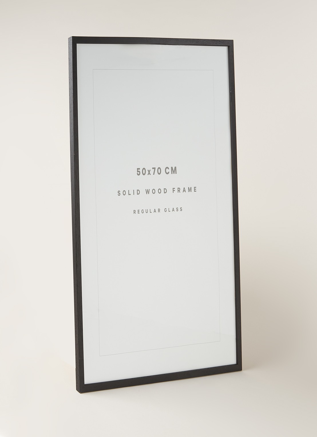 THE POSTER CLUB Oak fotolijst 50 x 70 cm - voorkant 2 zwart