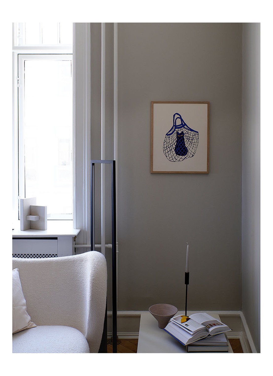 THE POSTER CLUB Pink Lemon, Anna Mörner print - voorkant 3 blauw
