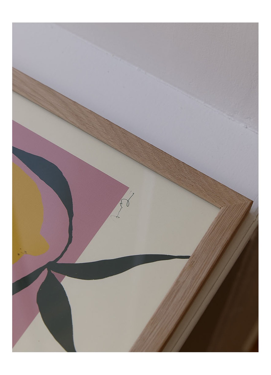 THE POSTER CLUB Pink Lemon, Anna Mörner print - detail 3 oudroze