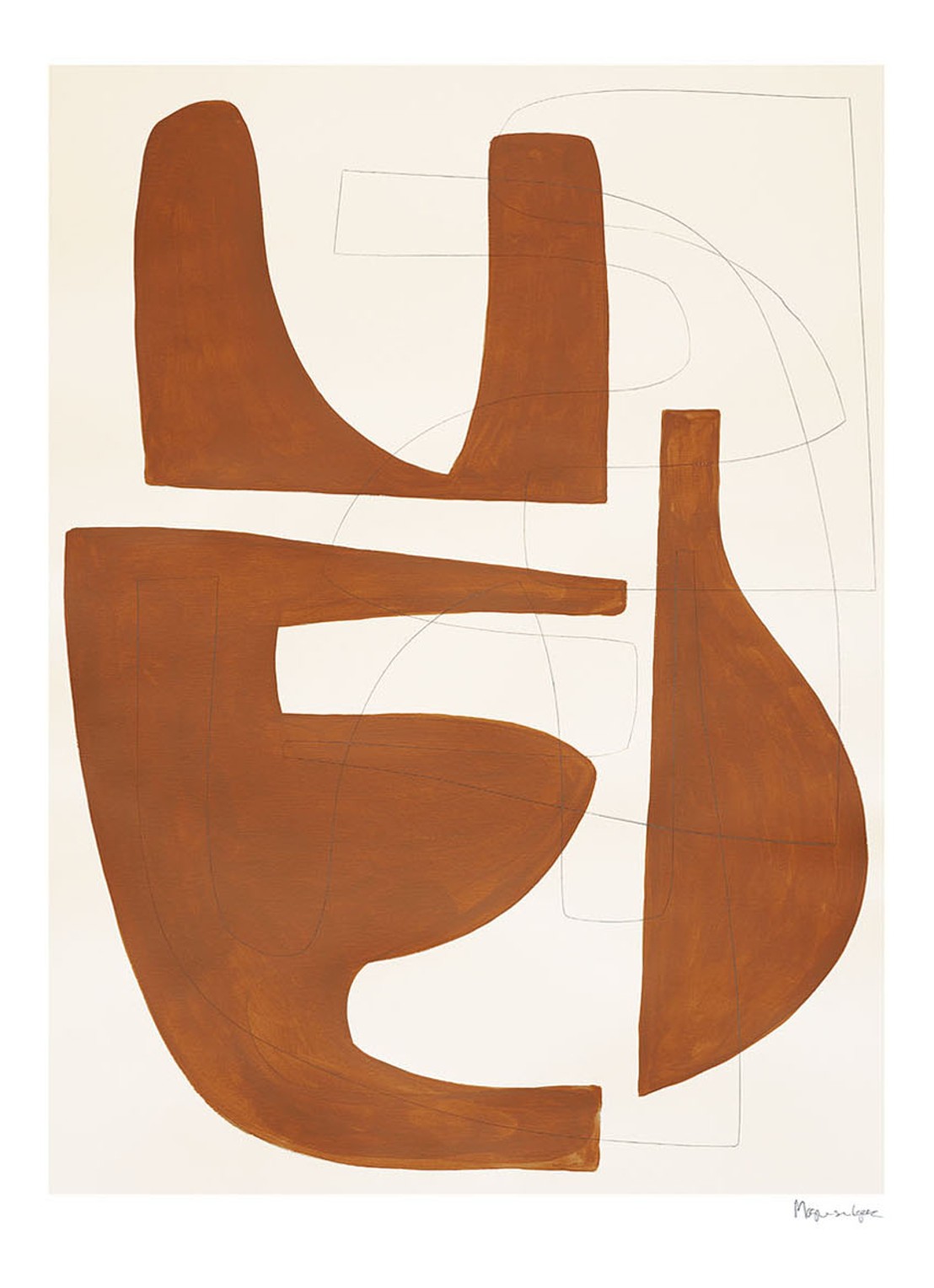 THE POSTER CLUB Sienna, Berit Mogensen Lopez print - voorkant undefined