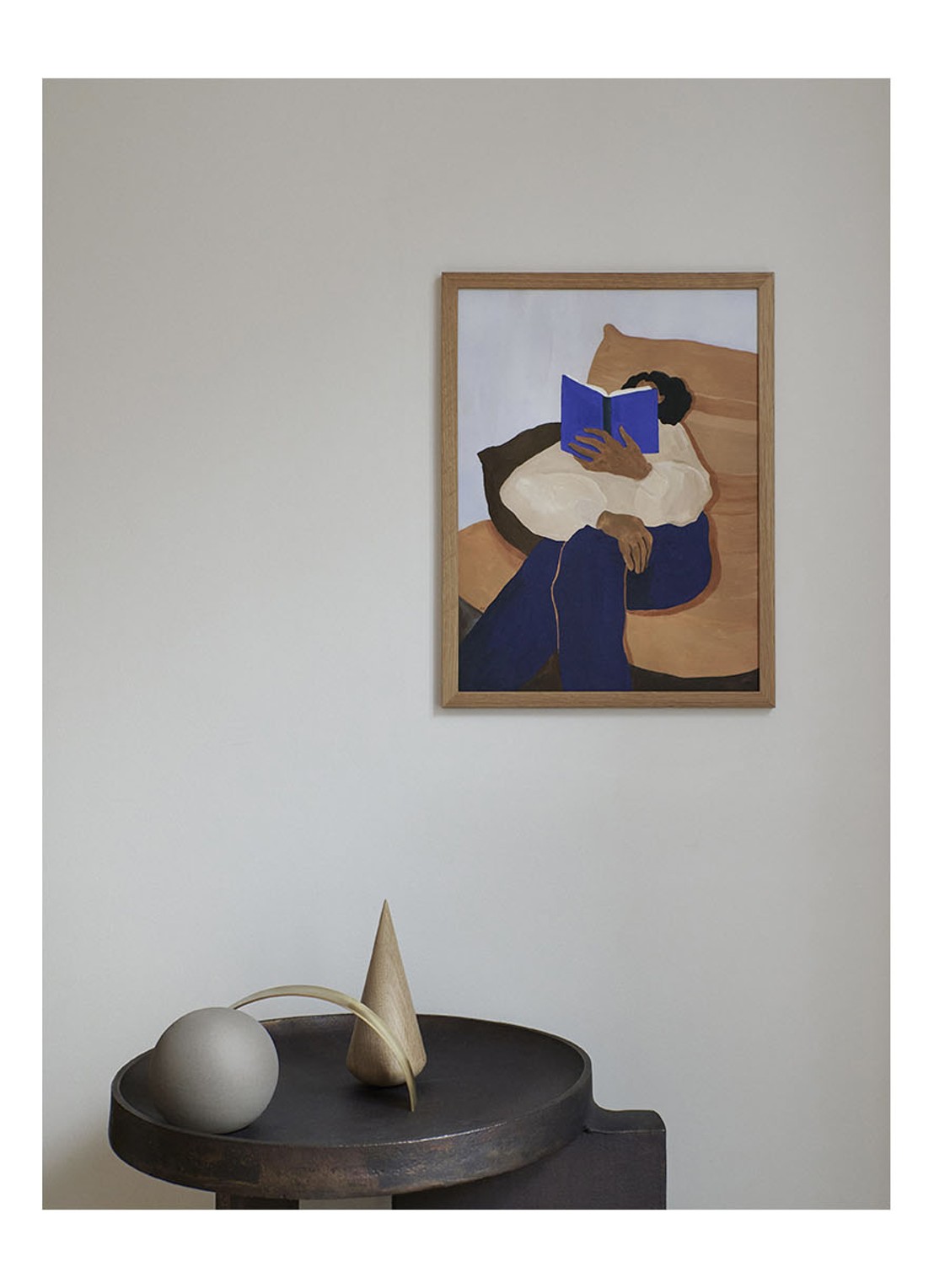 THE POSTER CLUB The Togo, Hanna Peterson print - voorkant 2 lichtblauw