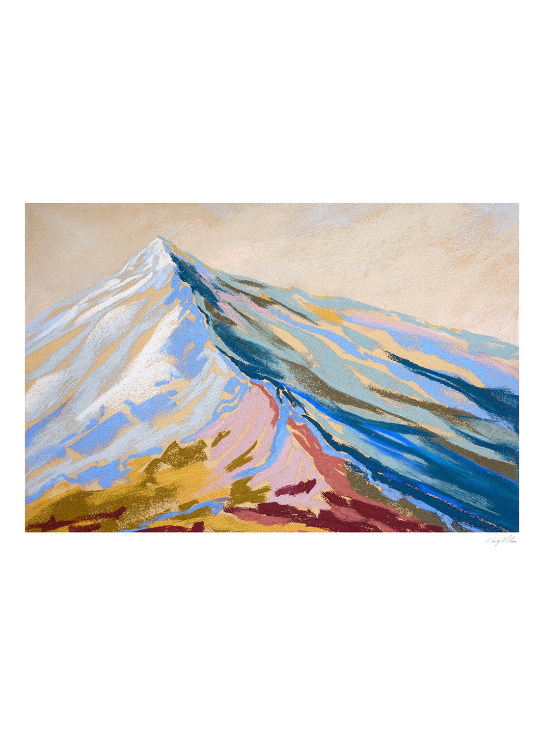 THE POSTER CLUB Velvet Peak III, Mandy Maria print - voorkant 2 multicolor