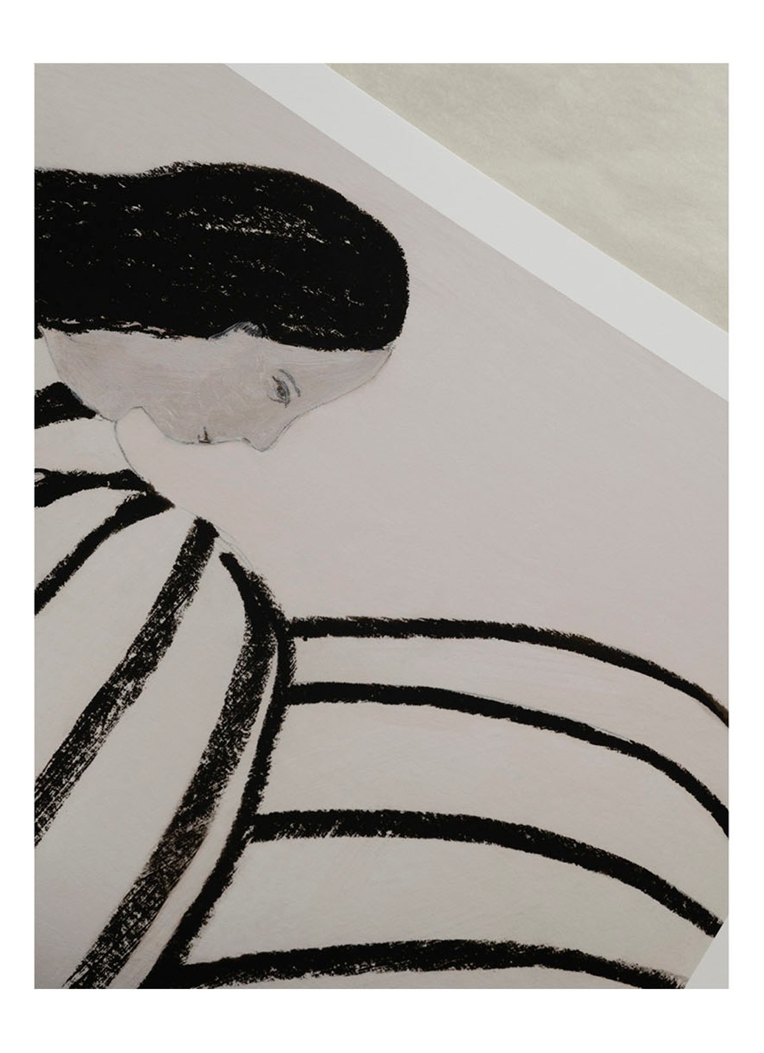 THE POSTER CLUB You, Sofia Lind print 50 x 70 cm - detail zwart