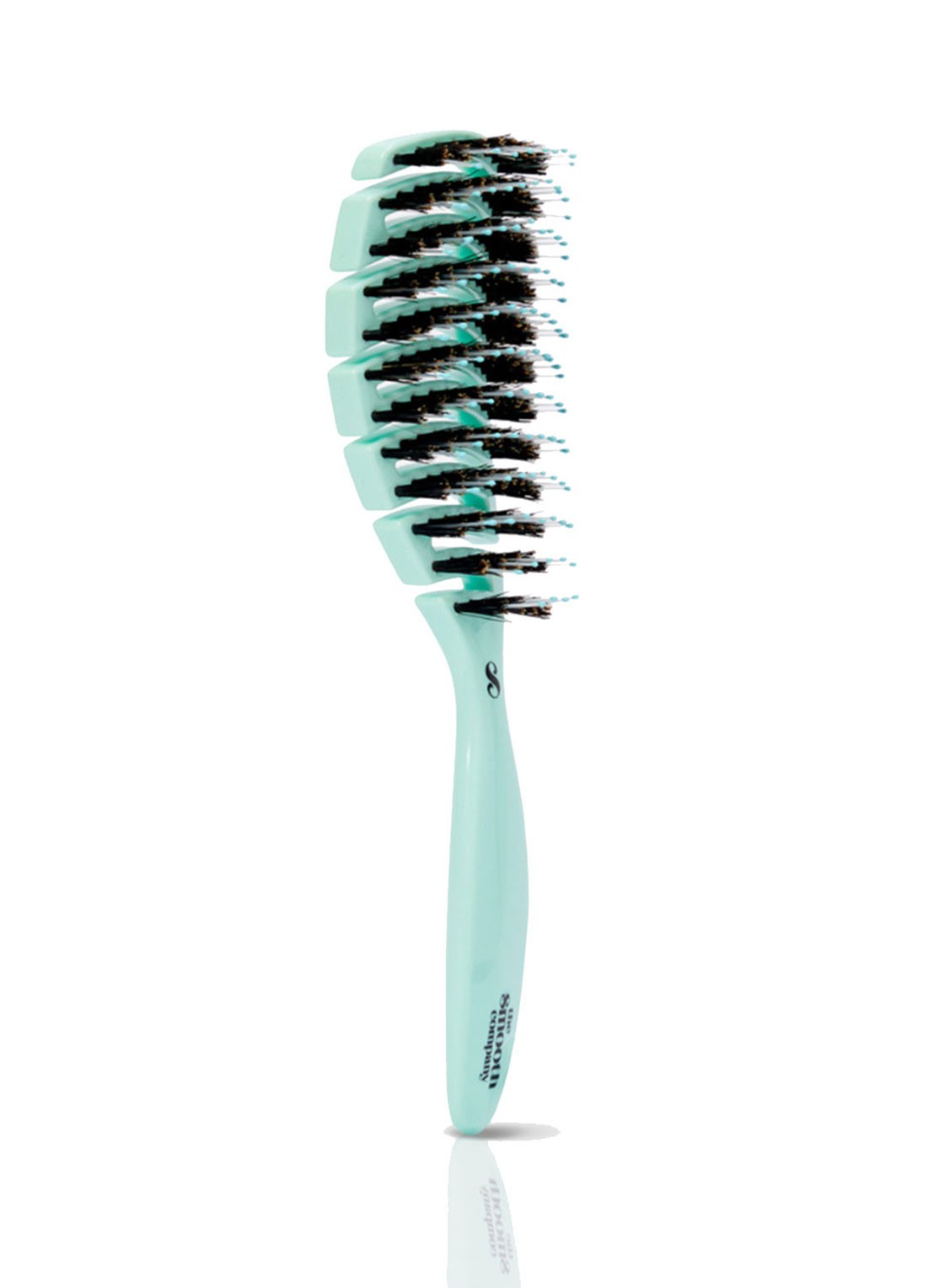 The Smooth Company The Detangled™ Brush - haarborstel - voorkant donkerblauw