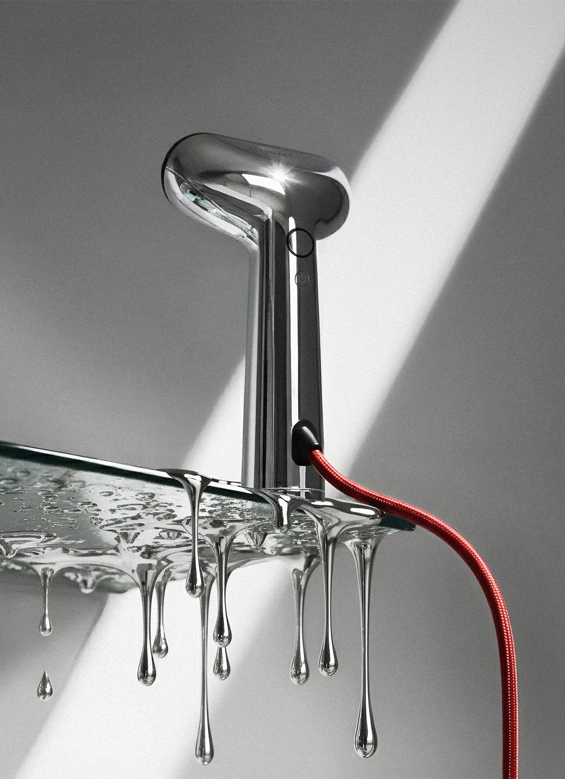 The Steamery Cirrus 3 kledingstomer - detail 2 zilver