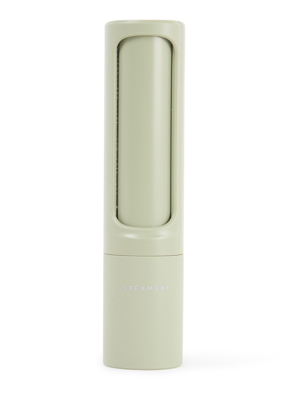 The Steamery Lint pluizenborstel 18,3 cm - voorkant lindegroen