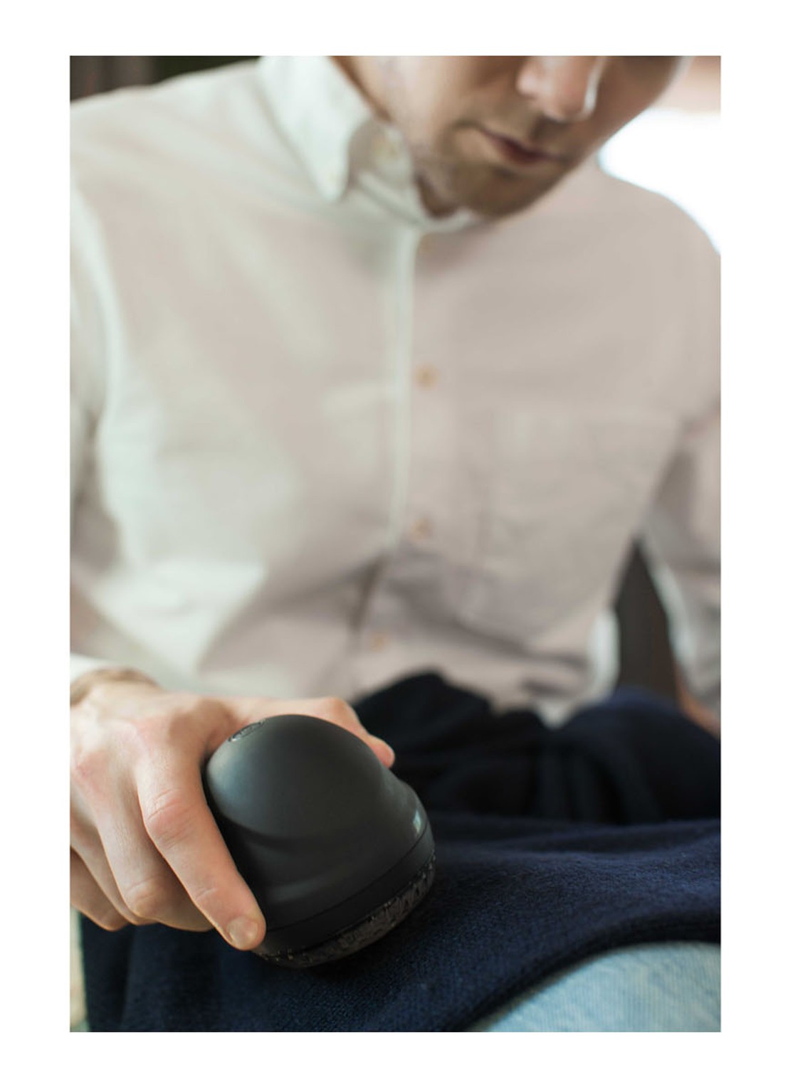 The Steamery Pilo Fabric Shaver ontpiller - detail 5 zwart