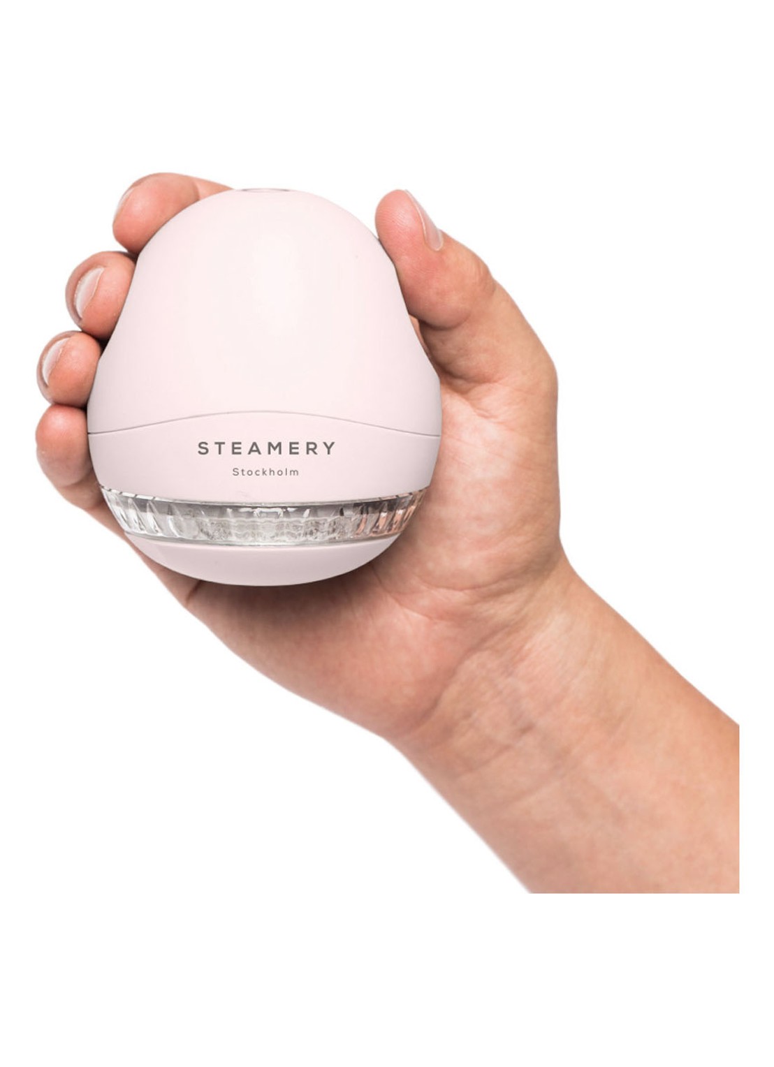 The Steamery Pilo Fabric Shaver ontpiller - detail 2 lichtroze
