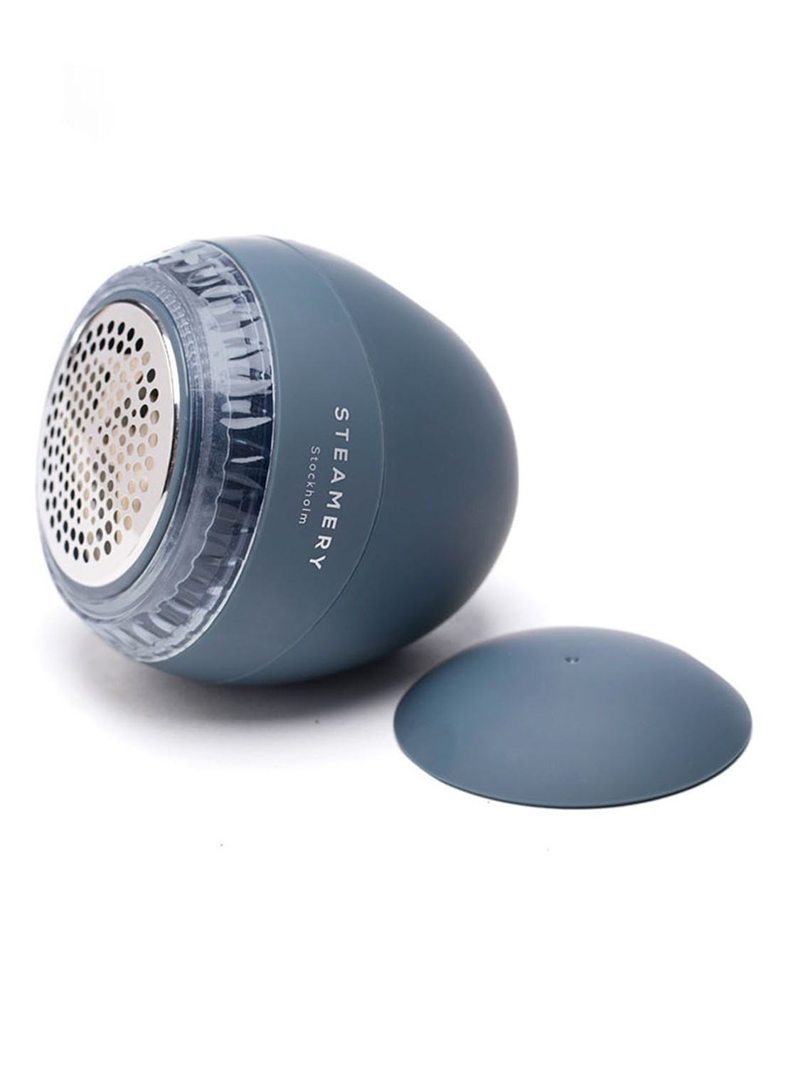 The Steamery Pilo Fabric Shaver ontpiller - detail blauwgrijs