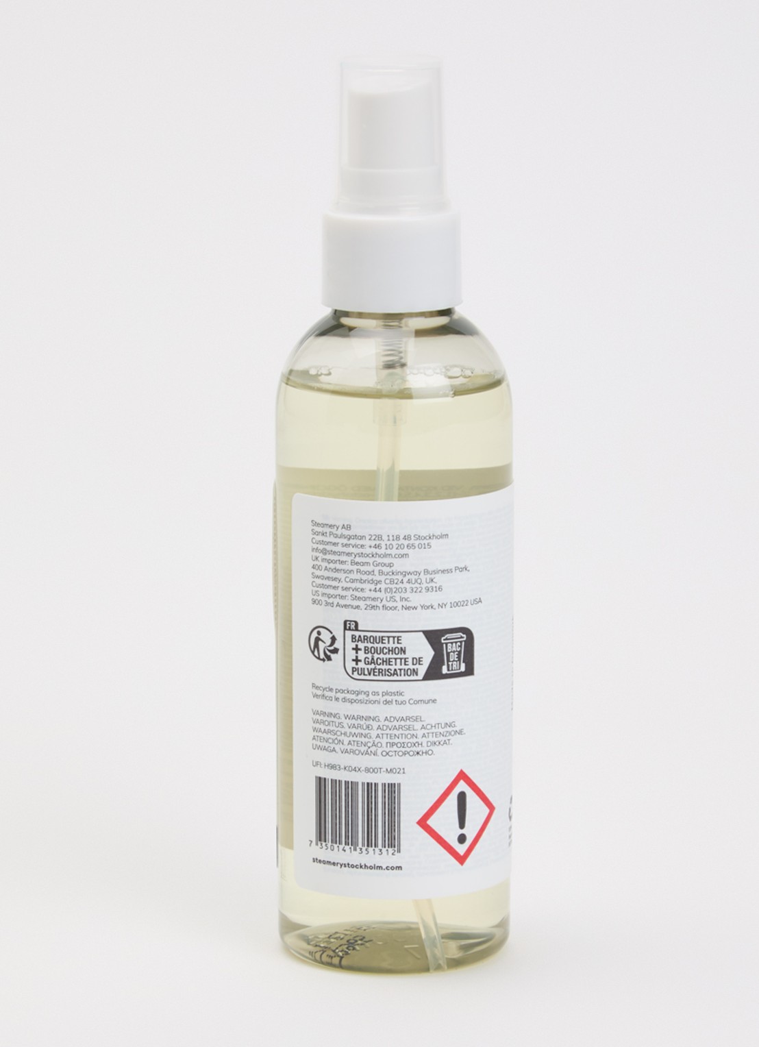 The Steamery Sandalwood textielspray 100 ml - voorkant 2 undefined