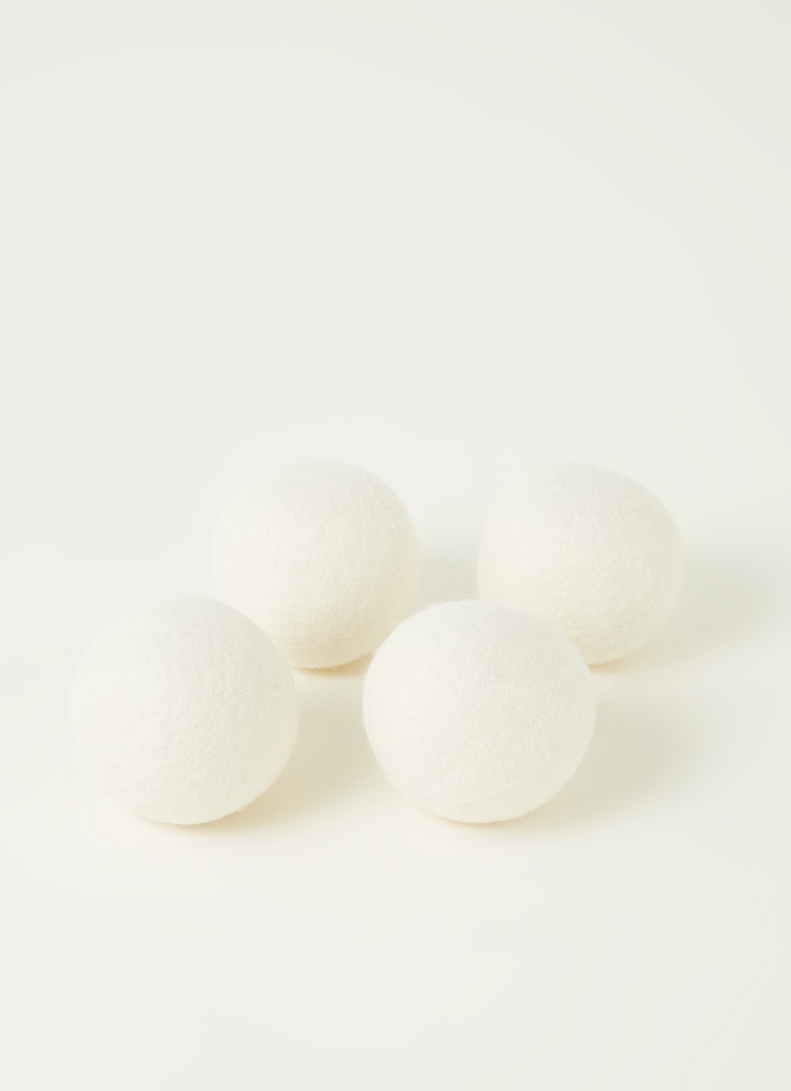 The Steamery Tumble Dryer Balls drogerballen set van 4 - voorkant 3 wit