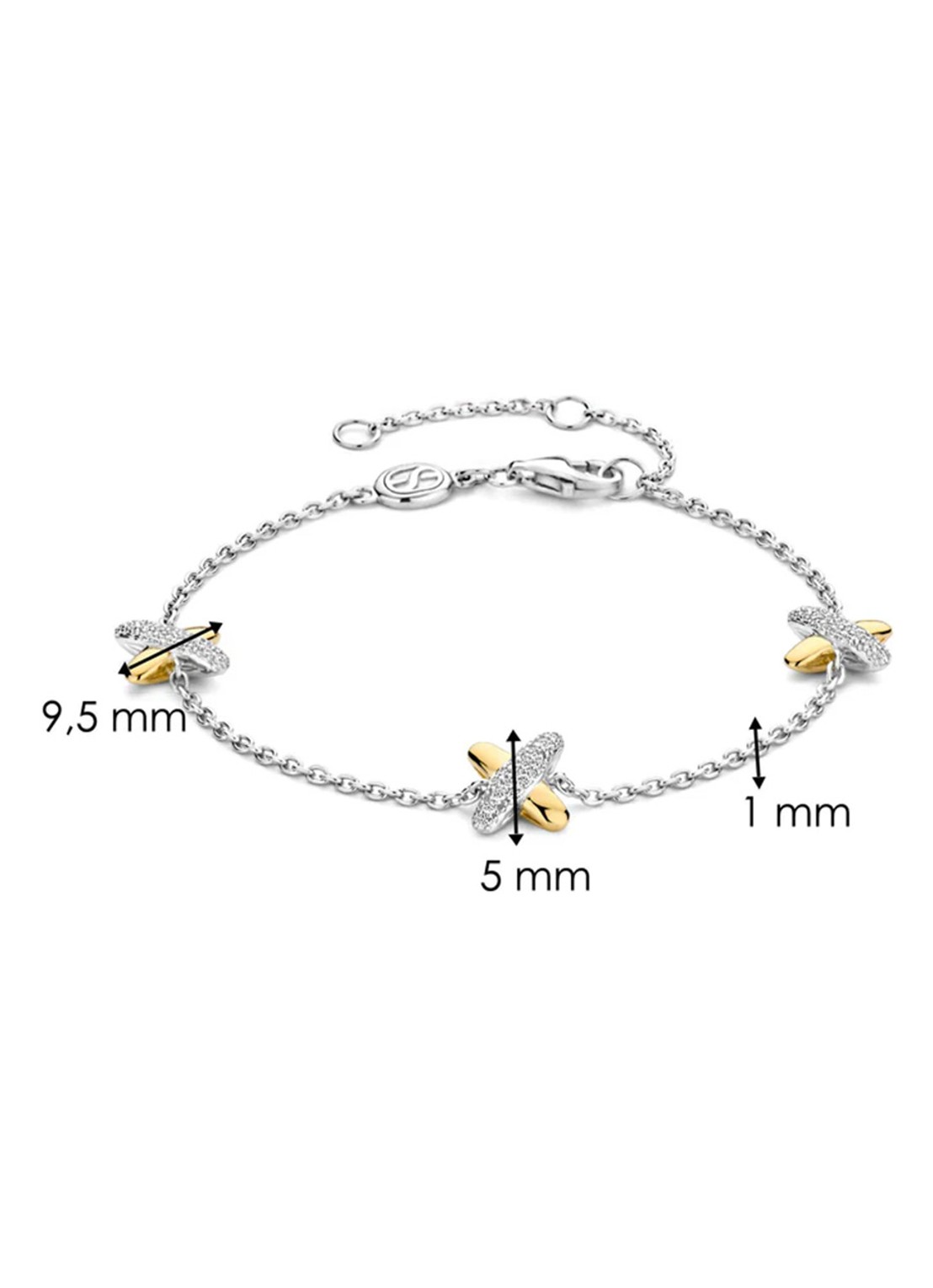TI SENTO - Milano Armband 23048ZY - detail 4 zilver