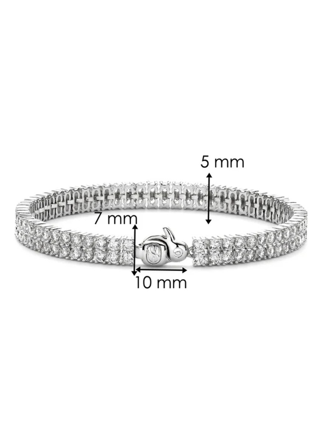 TI SENTO - Milano Armband 23067ZI - detail 3 zilver