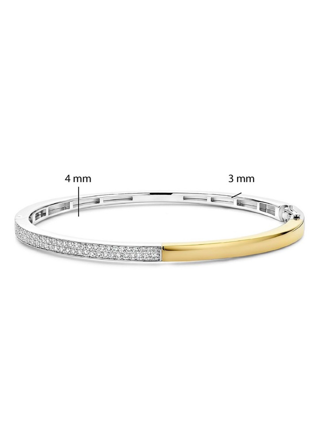 TI SENTO - Milano Armband 23091ZY - detail 5 zilver