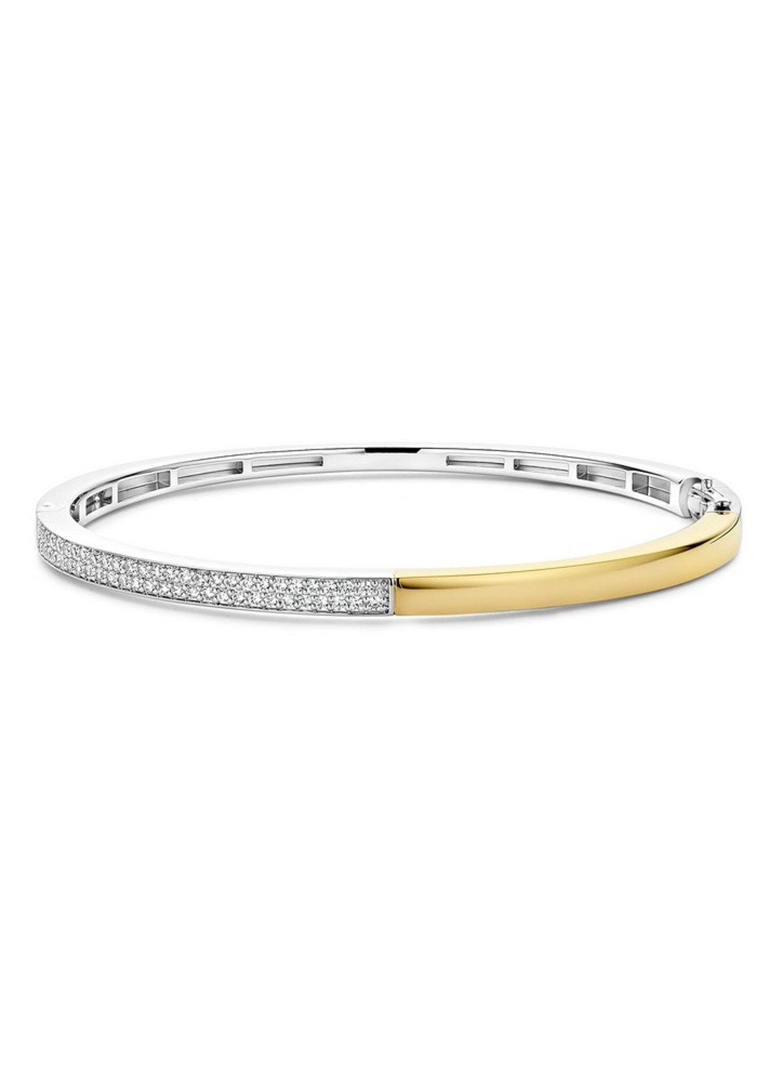 TI SENTO - Milano Armband 23091ZY - voorkant zilver