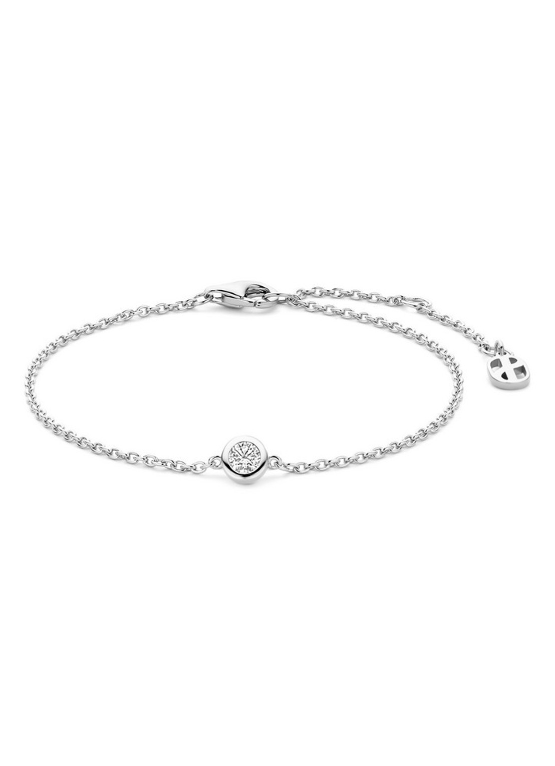 TI SENTO - Milano Armband 23092ZI - voorkant 4 zilver