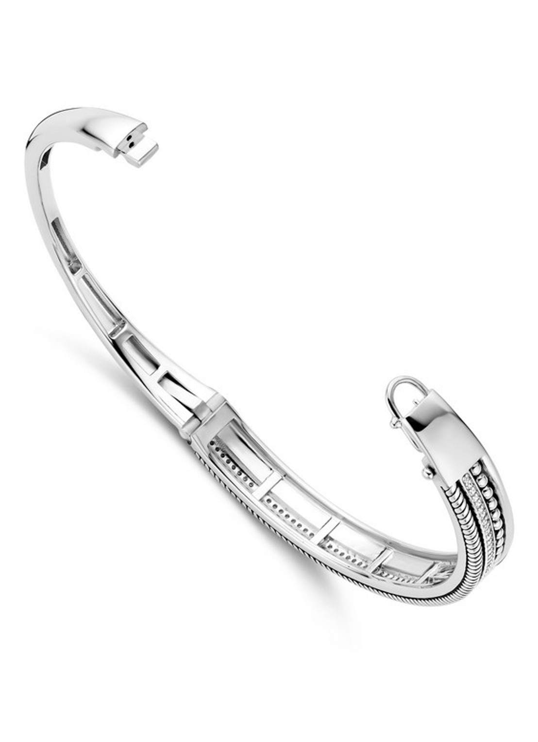 TI SENTO - Milano Armband 23093ZI - detail 4 zilver