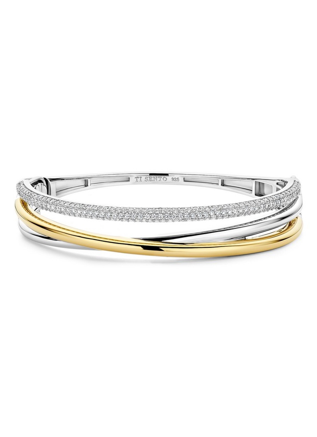 TI SENTO - Milano Armband 23094ZY - voorkant 4 zilver