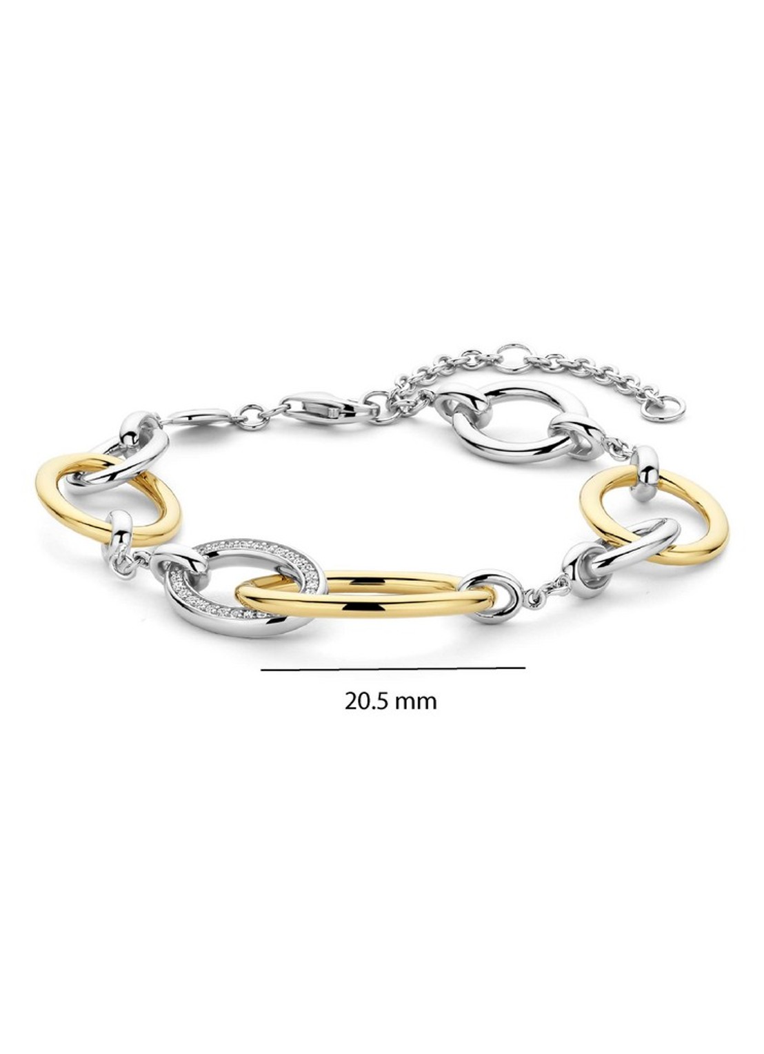 TI SENTO - Milano Armband 23096ZY - detail 5 zilver