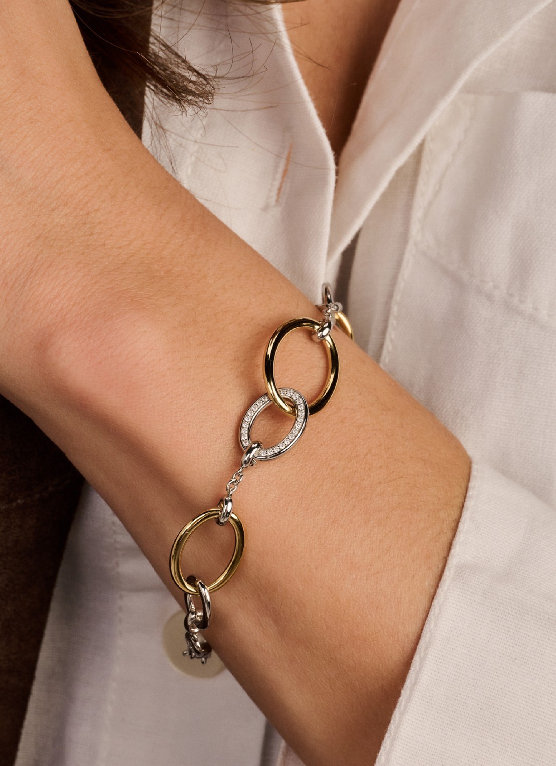 TI SENTO - Milano Armband 23096ZY - voorkant 2 zilver