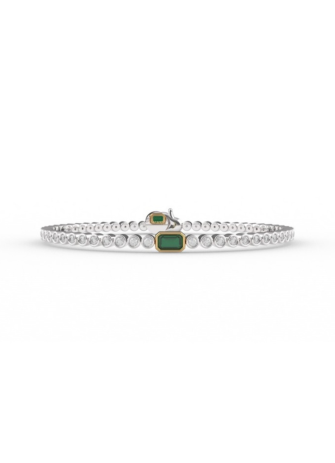 TI SENTO - Milano Armband van zilver 23043EM - voorkant zilver