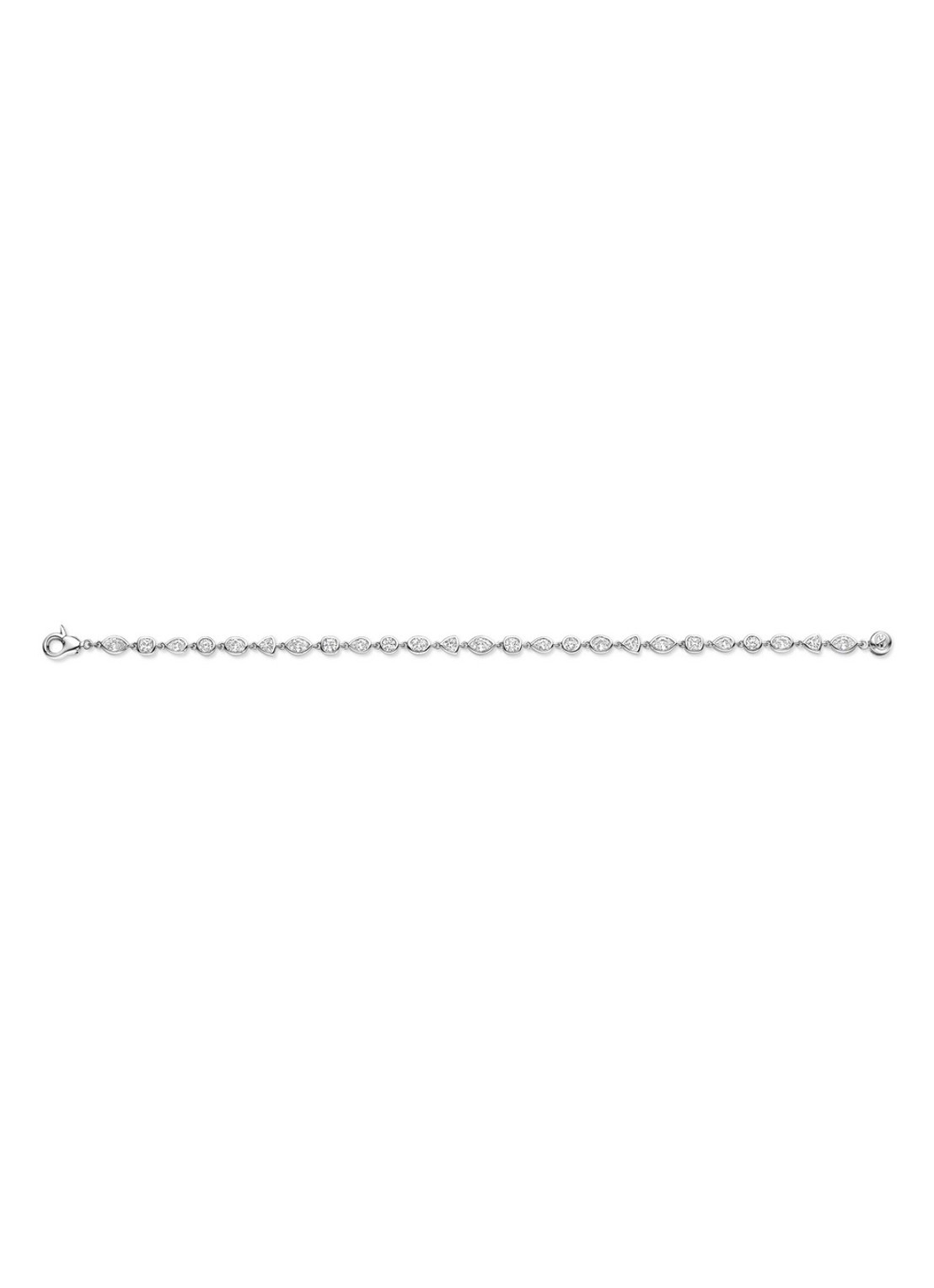 TI SENTO - Milano Armband van zilver 23062ZI - detail zilver