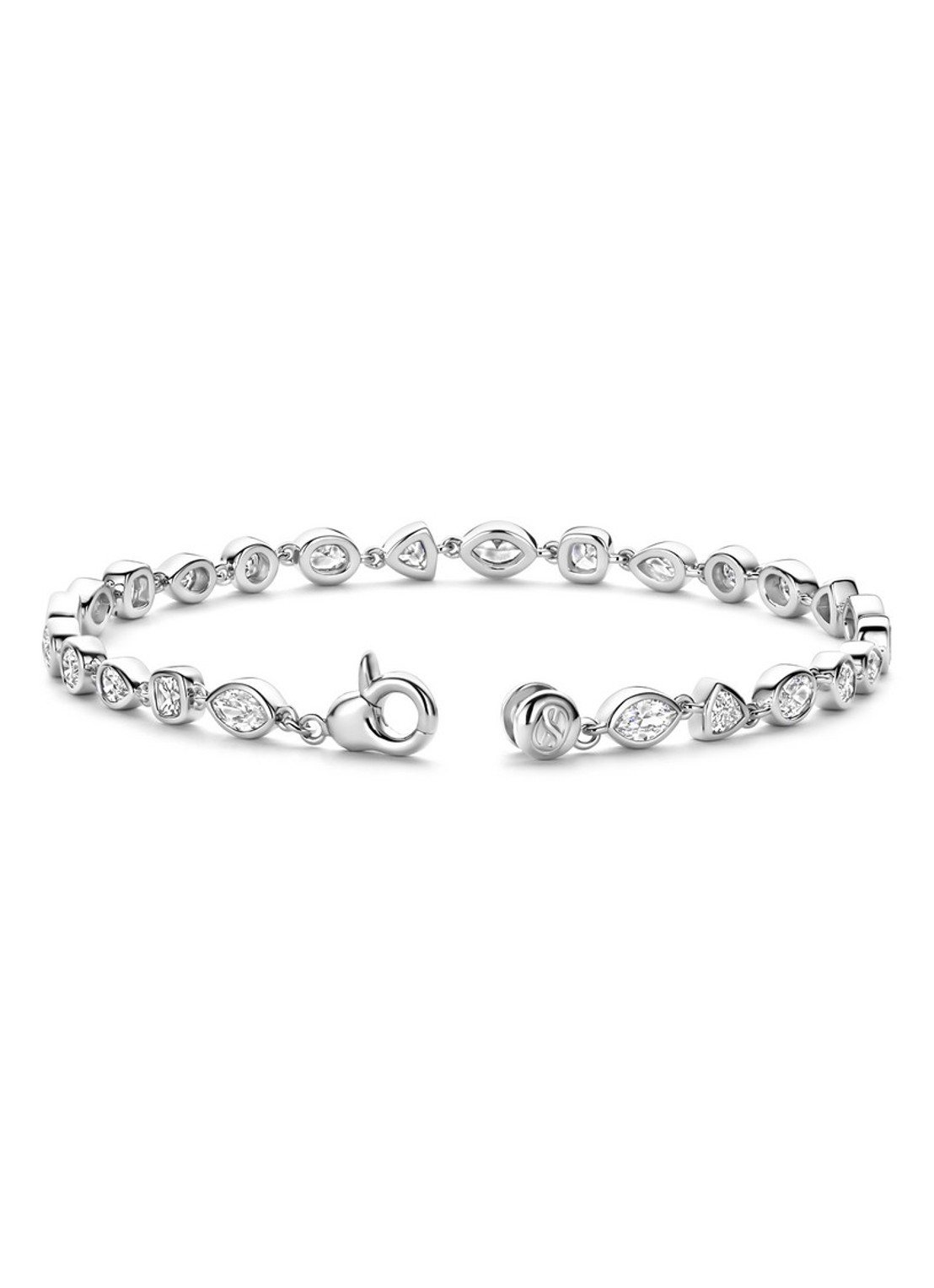 TI SENTO - Milano Armband van zilver 23062ZI - detail 2 zilver