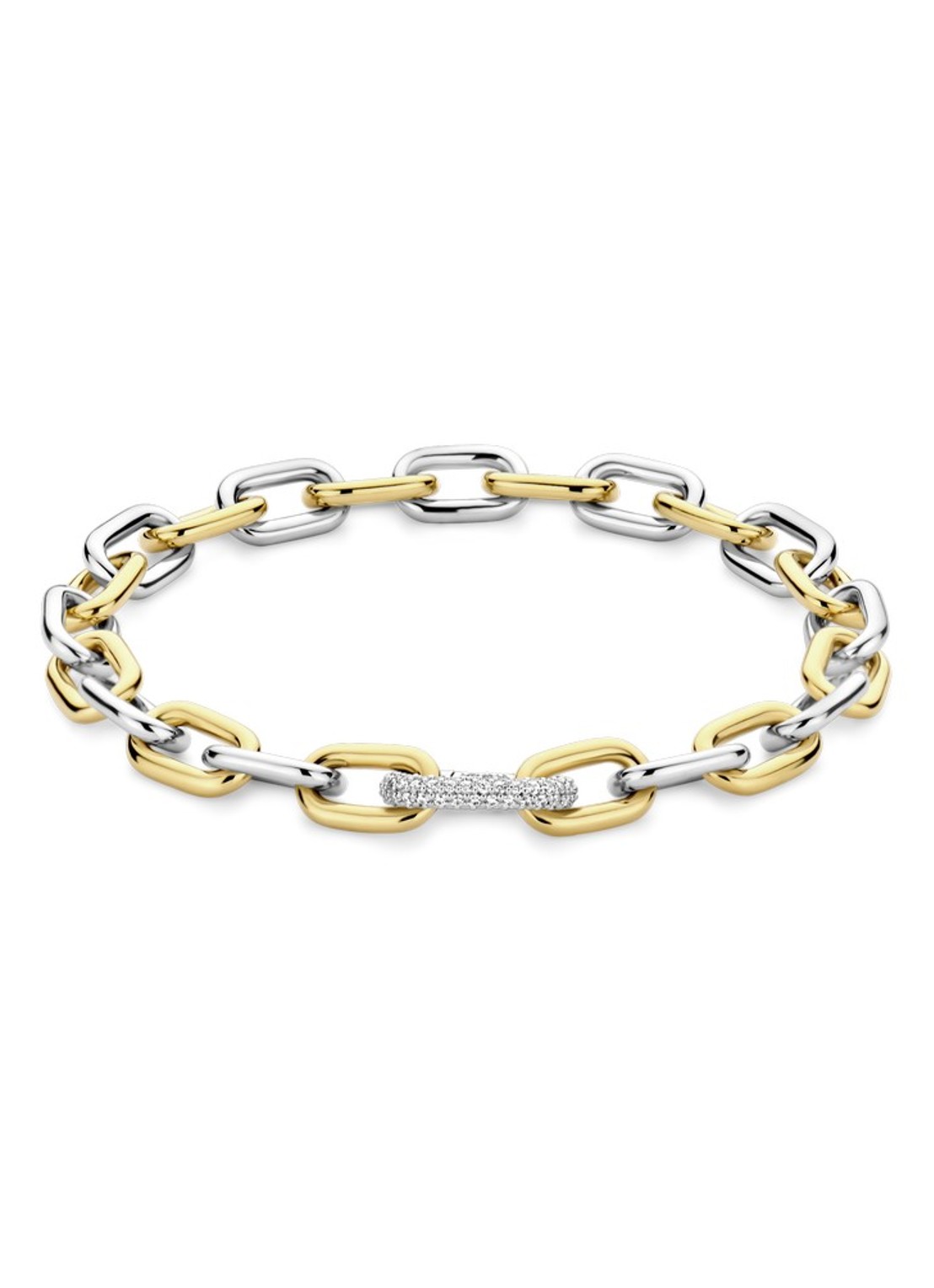 TI SENTO - Milano Armband verguld 23052ZY - voorkant goud