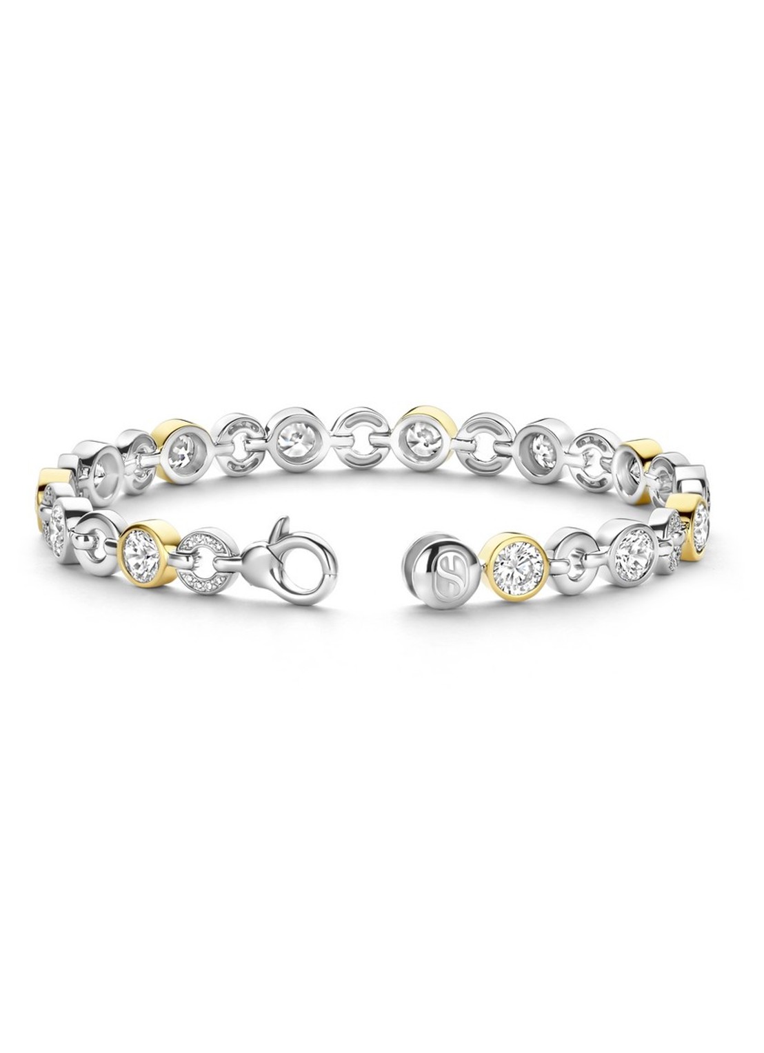 TI SENTO - Milano Armband verguld 23054ZY - detail 6 zilver
