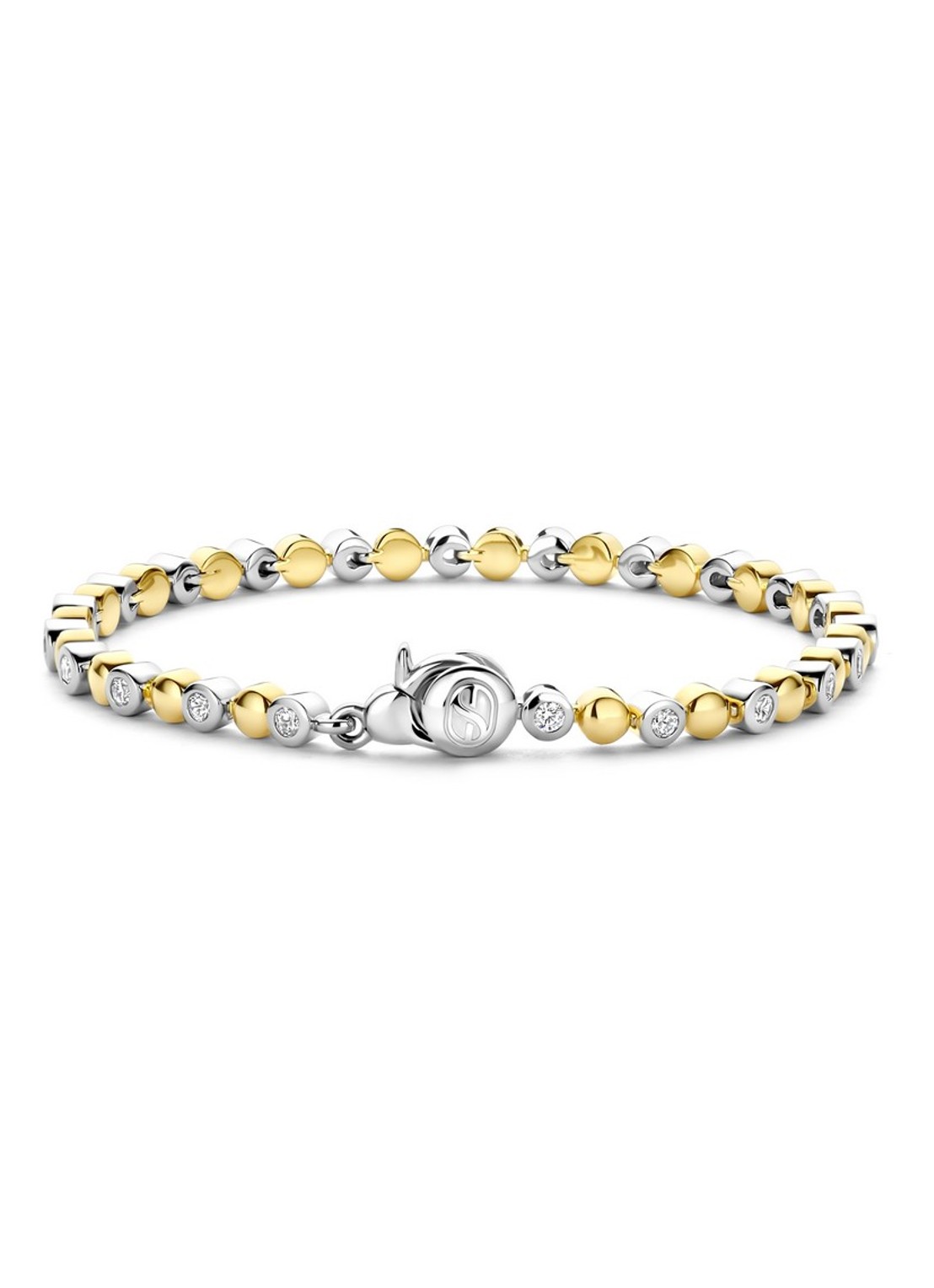 TI SENTO - Milano Armband verguld 23066ZY - voorkant goud