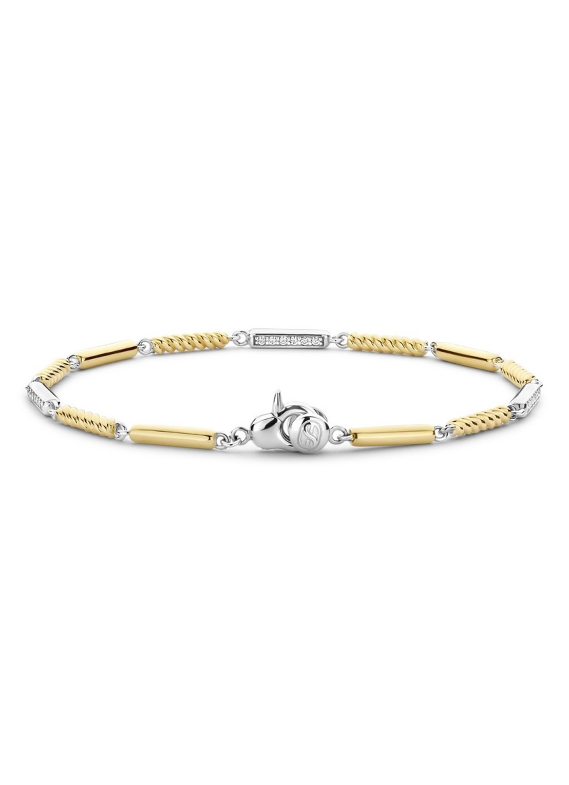 TI SENTO - Milano Armband verguld 23069ZY - voorkant goud