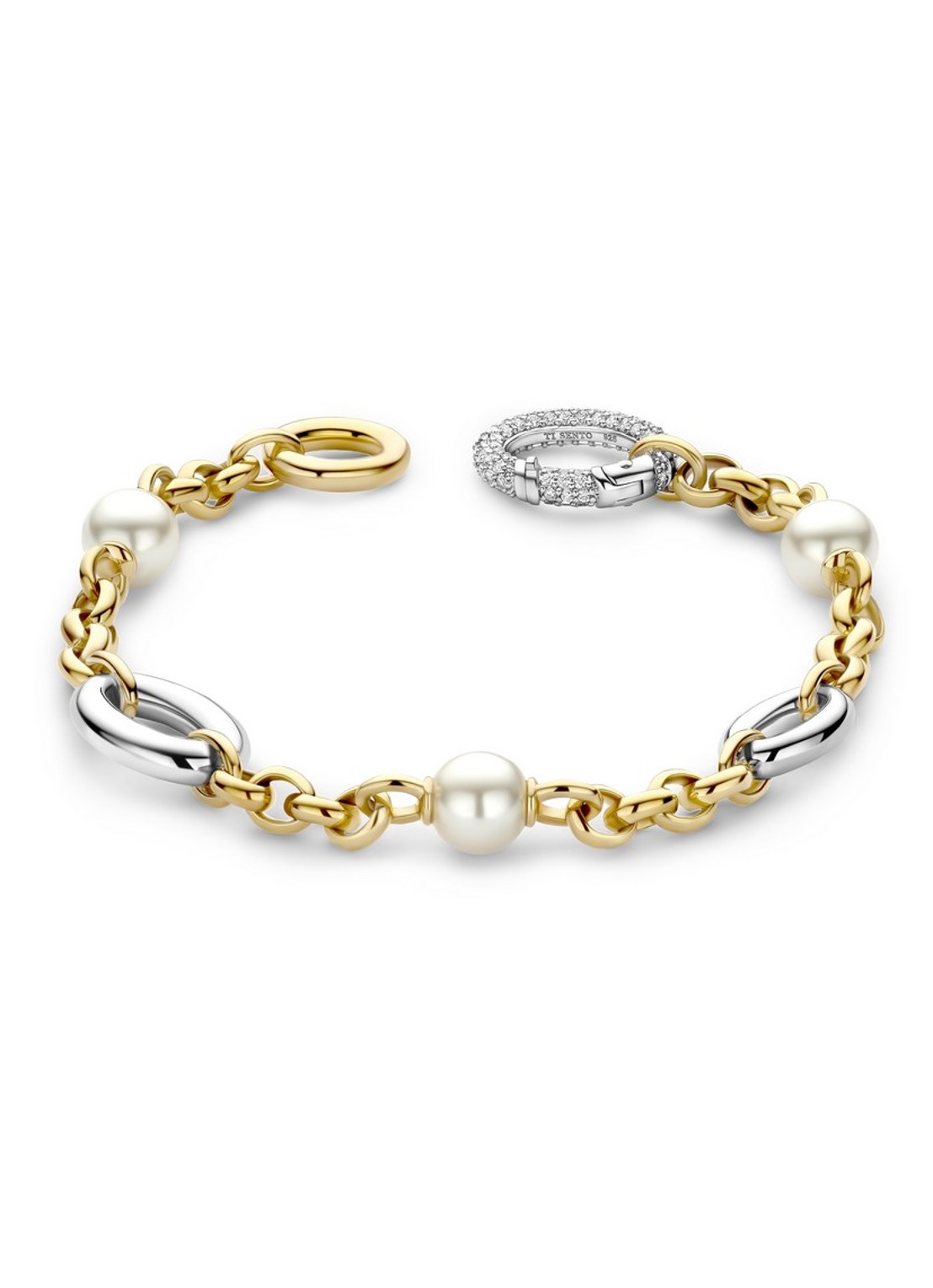TI SENTO - Milano Armband verguld 23075ZY - detail goud