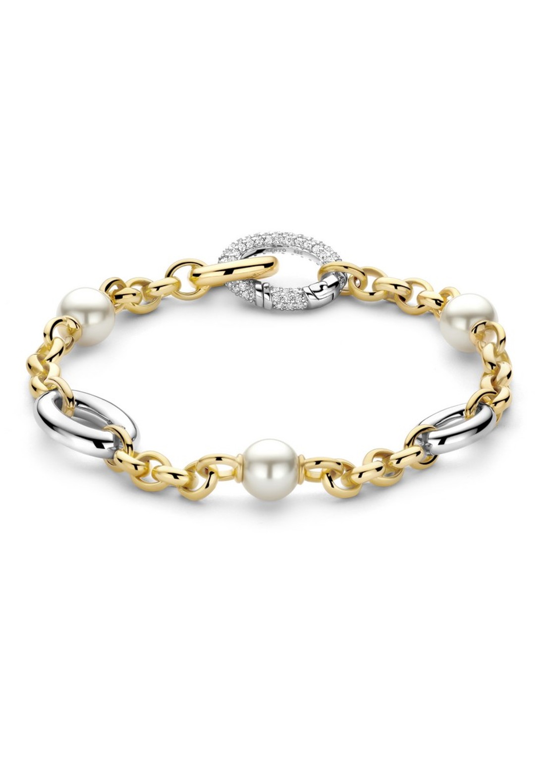 TI SENTO - Milano Armband verguld 23075ZY - voorkant 3 goud