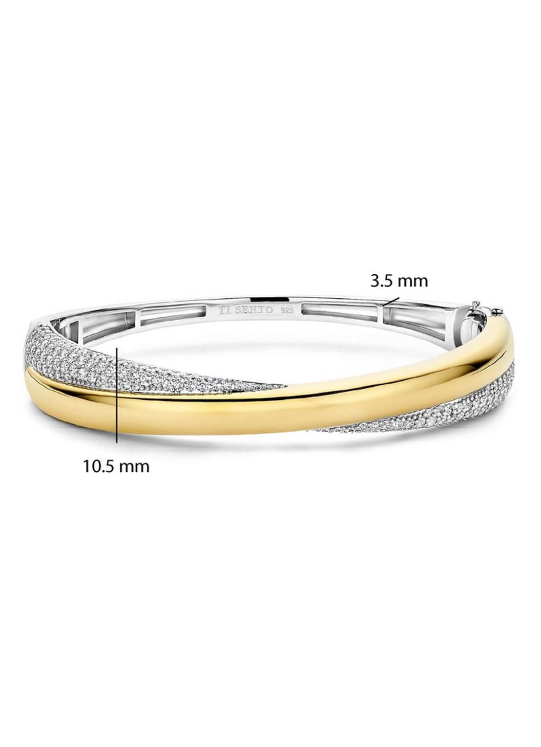 TI SENTO - Milano Armband verguld 23090ZY - detail 5 goud