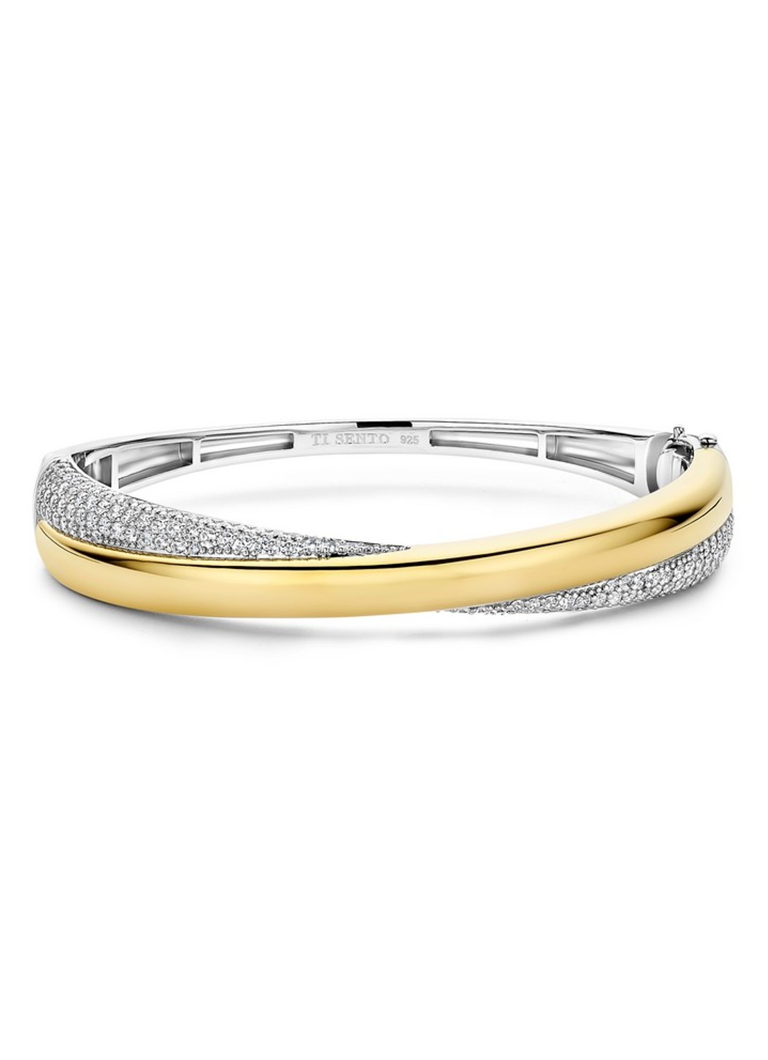 TI SENTO - Milano Armband verguld 23090ZY - voorkant goud