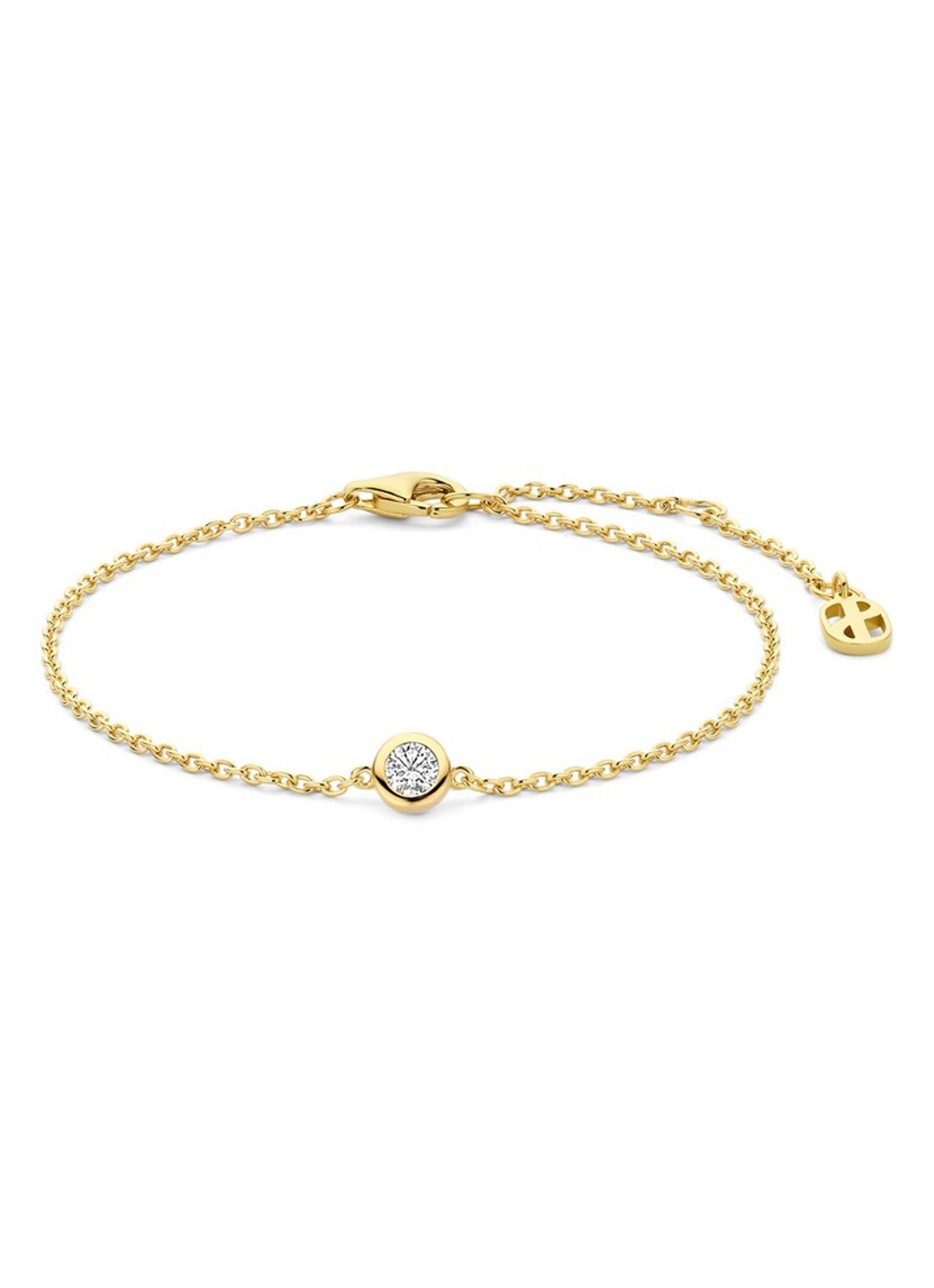 TI SENTO - Milano Armband verguld 23092ZY - voorkant goud