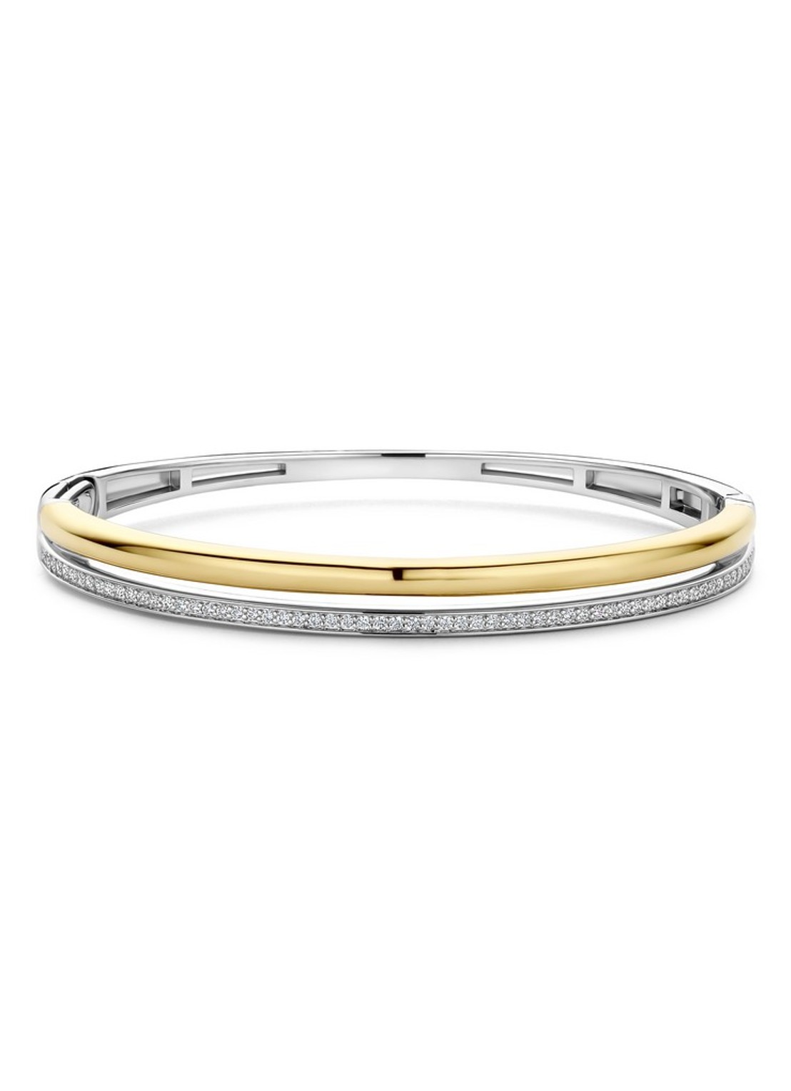 TI SENTO - Milano Bangle 23086ZY - voorkant goud