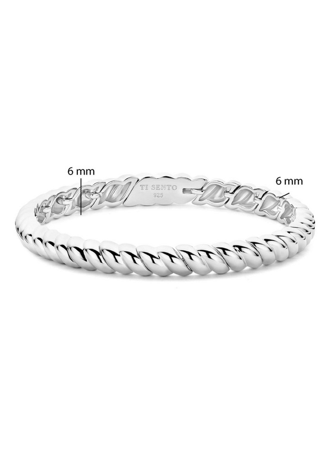TI SENTO - Milano Bangle 23095SI - detail 3 zilver