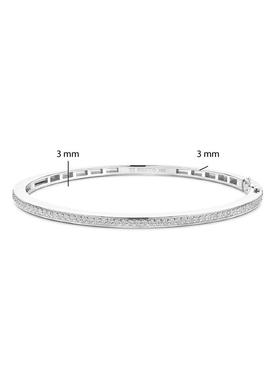TI SENTO - Milano Bangle 2889ZI - detail 3 zilver
