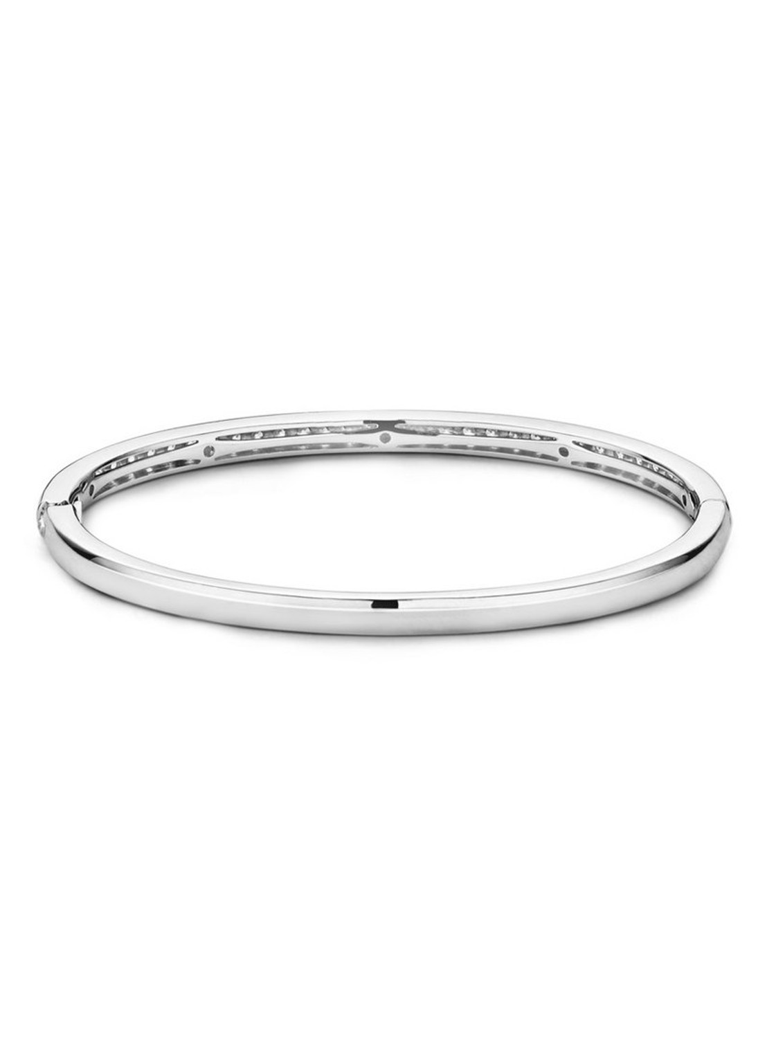 TI SENTO - Milano Bangle van zilver met zirkonia 2298ZI - detail zilver