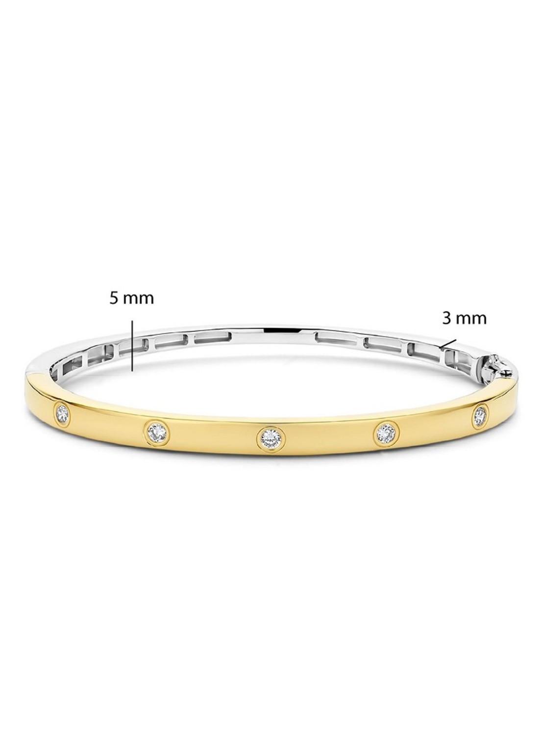 TI SENTO - Milano Bangle verguld 23089ZY - detail 3 goud