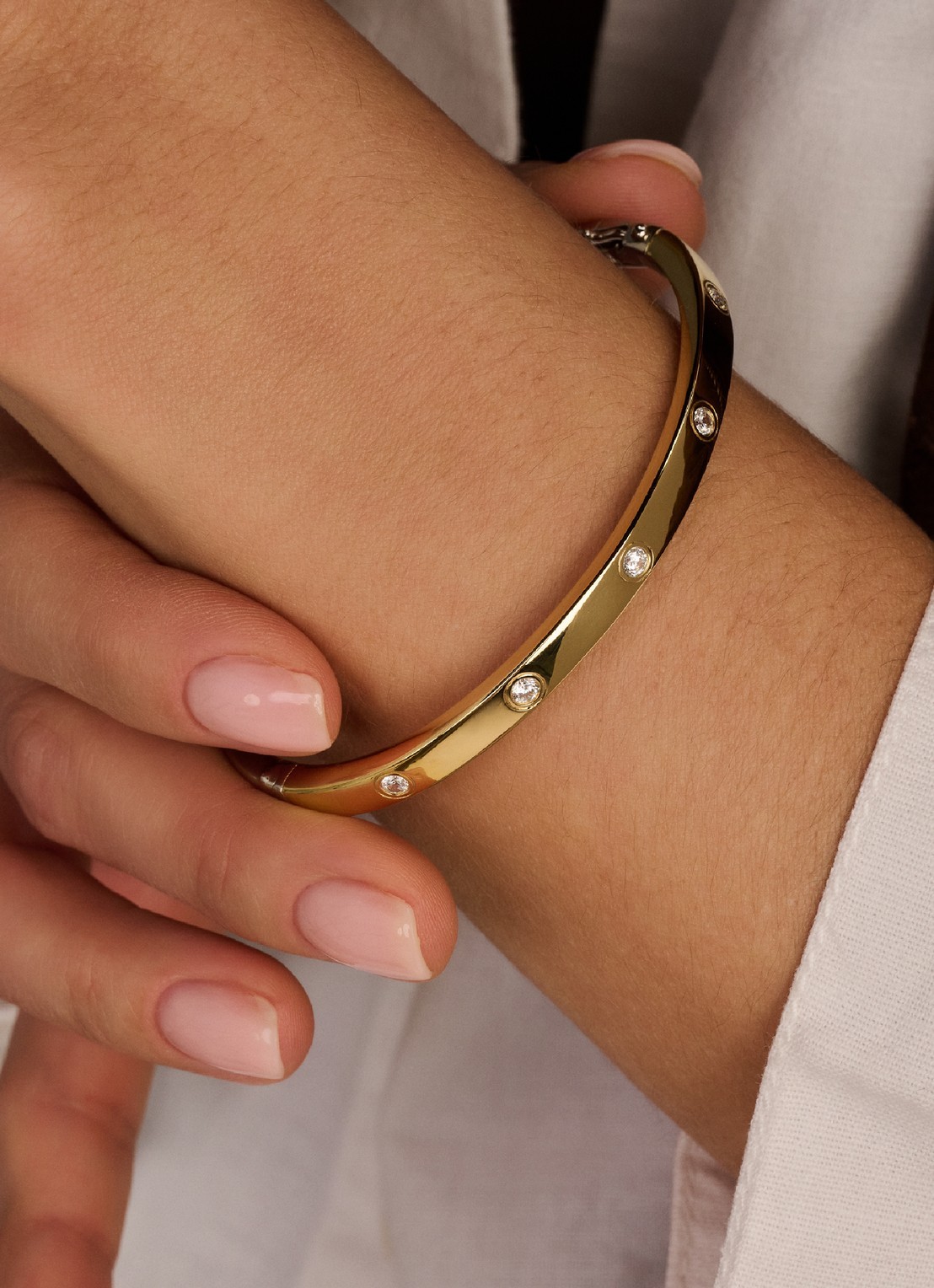 TI SENTO - Milano Bangle verguld 23089ZY - voorkant 5 goud