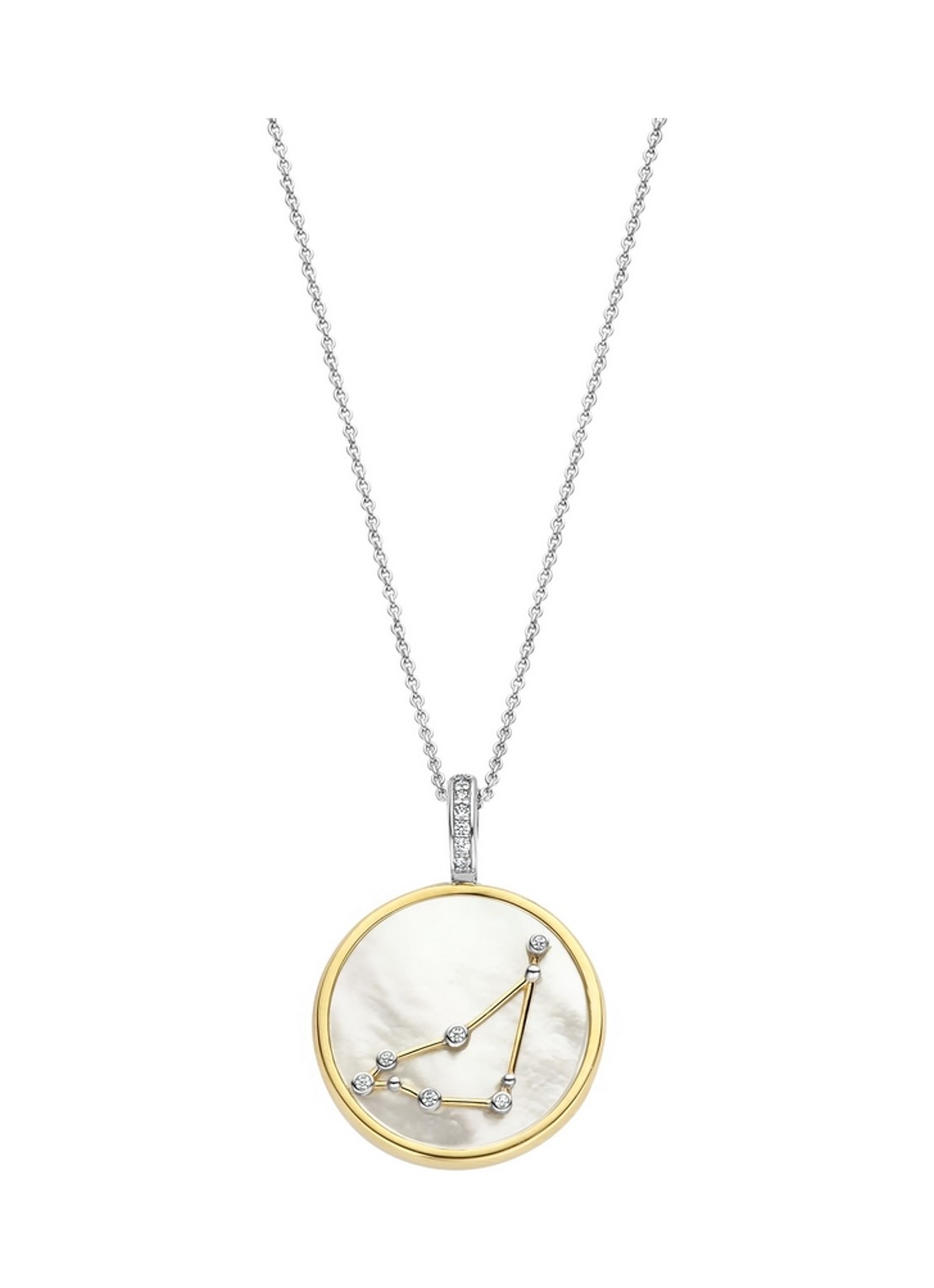 TI SENTO - Milano Capricorn hanger verguld 6826GE - voorkant 4 goud