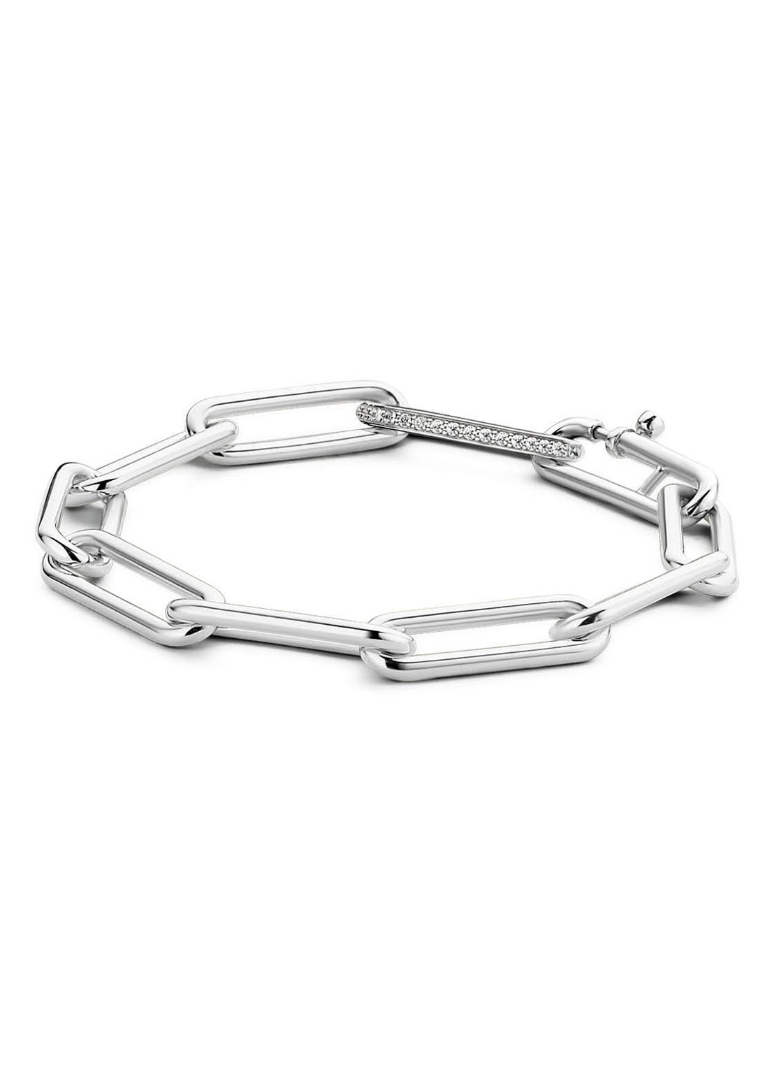 TI SENTO - Milano Closed Forever armband van zilver 2926ZI - voorkant zilver