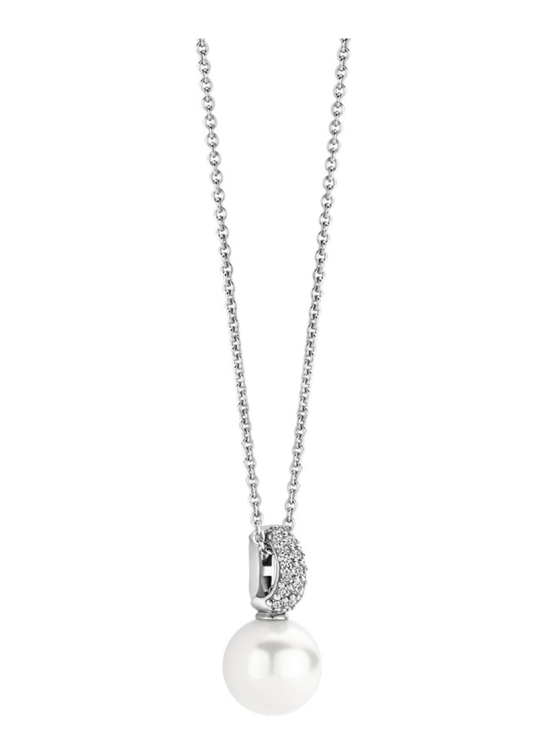 TI SENTO - Milano Hanger met parel 6834PW - detail 3 zilver