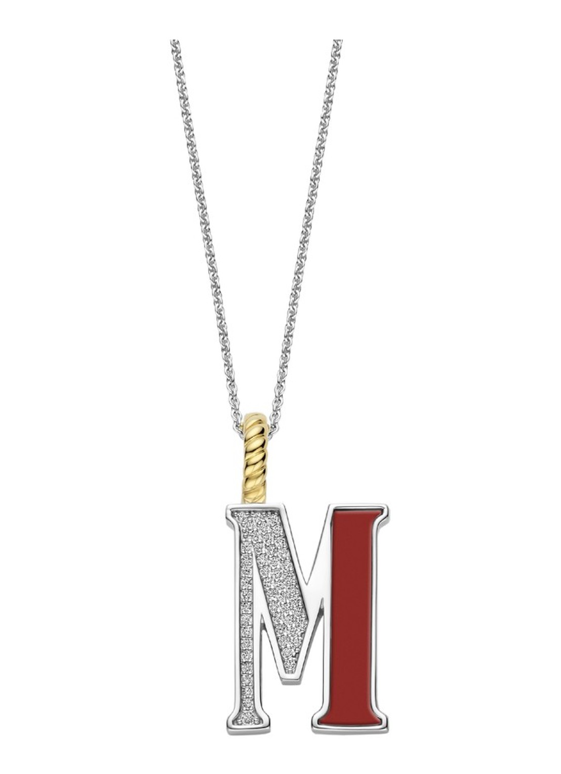 TI SENTO - Milano Hanger van zilver 6840CR_M - voorkant zilver