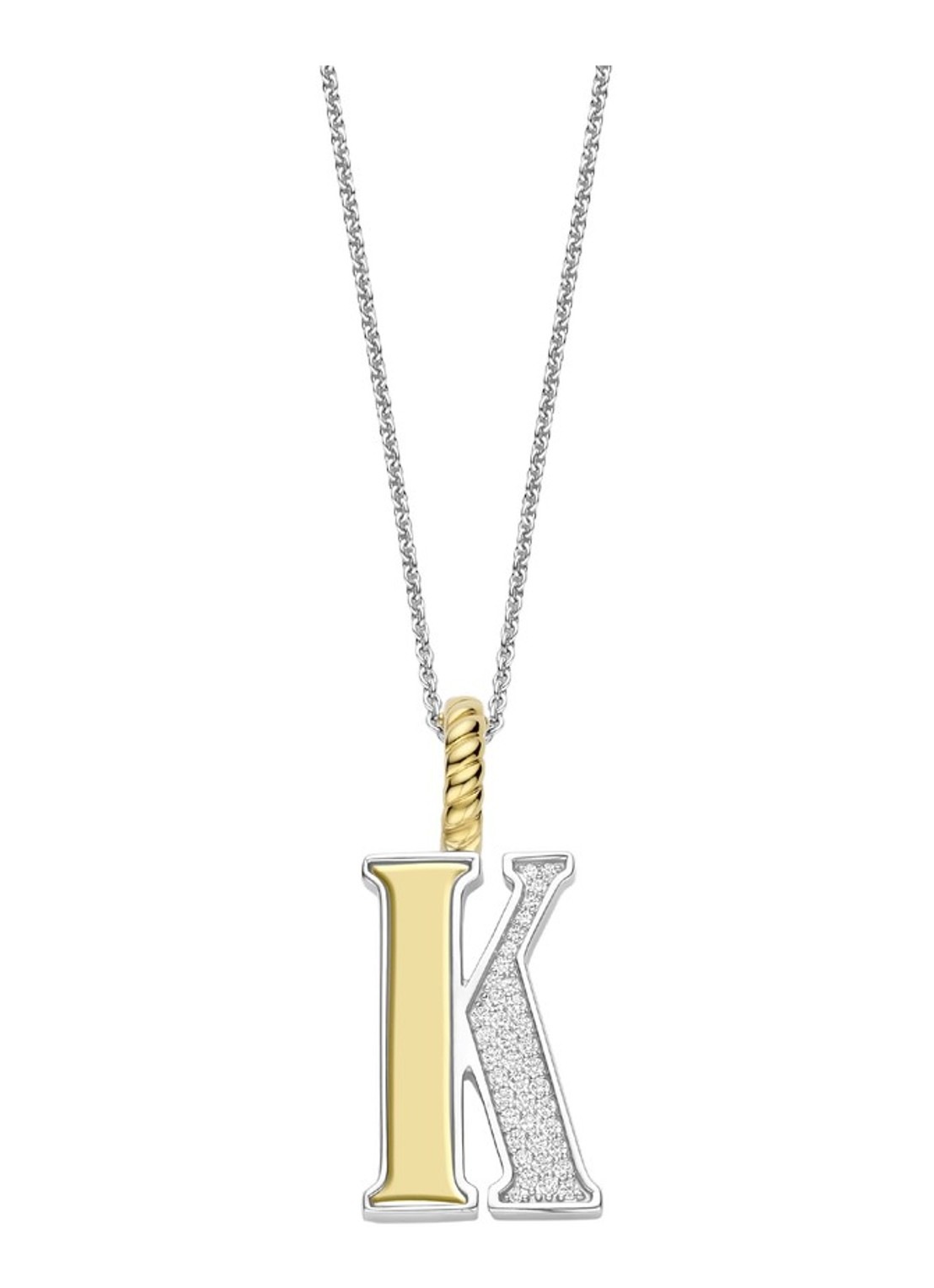 TI SENTO - Milano Hanger van zilver 6840ZY_K - voorkant goud