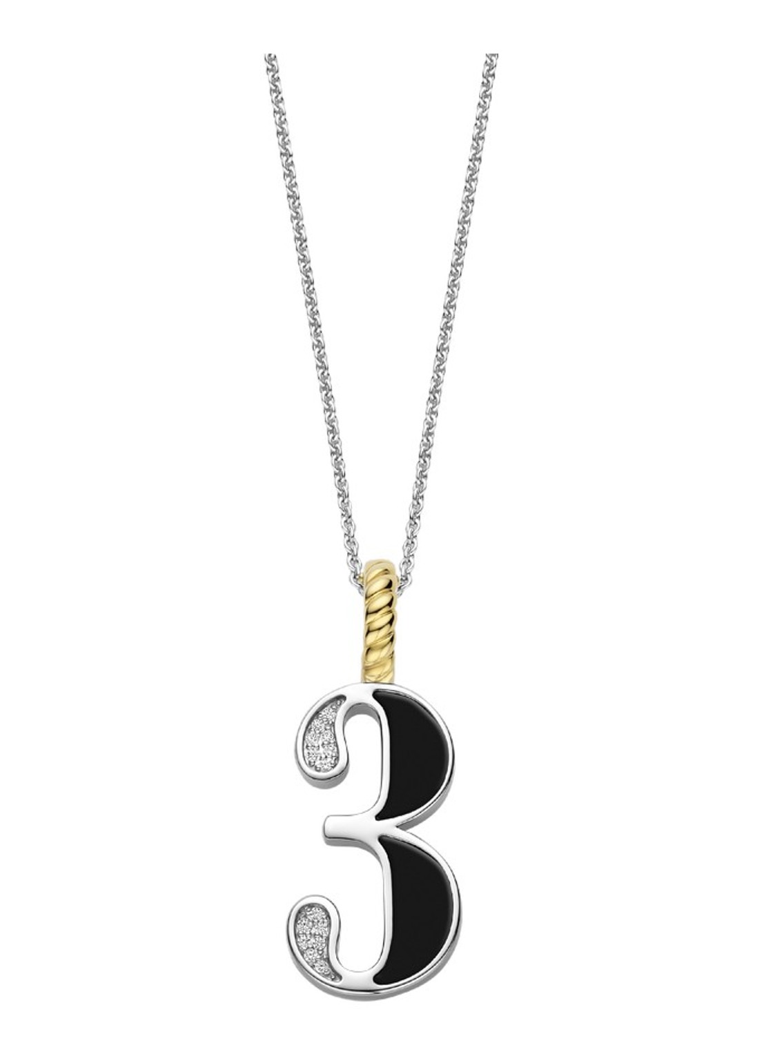 TI SENTO - Milano Hanger van zilver 6841BL_3 - voorkant zilver